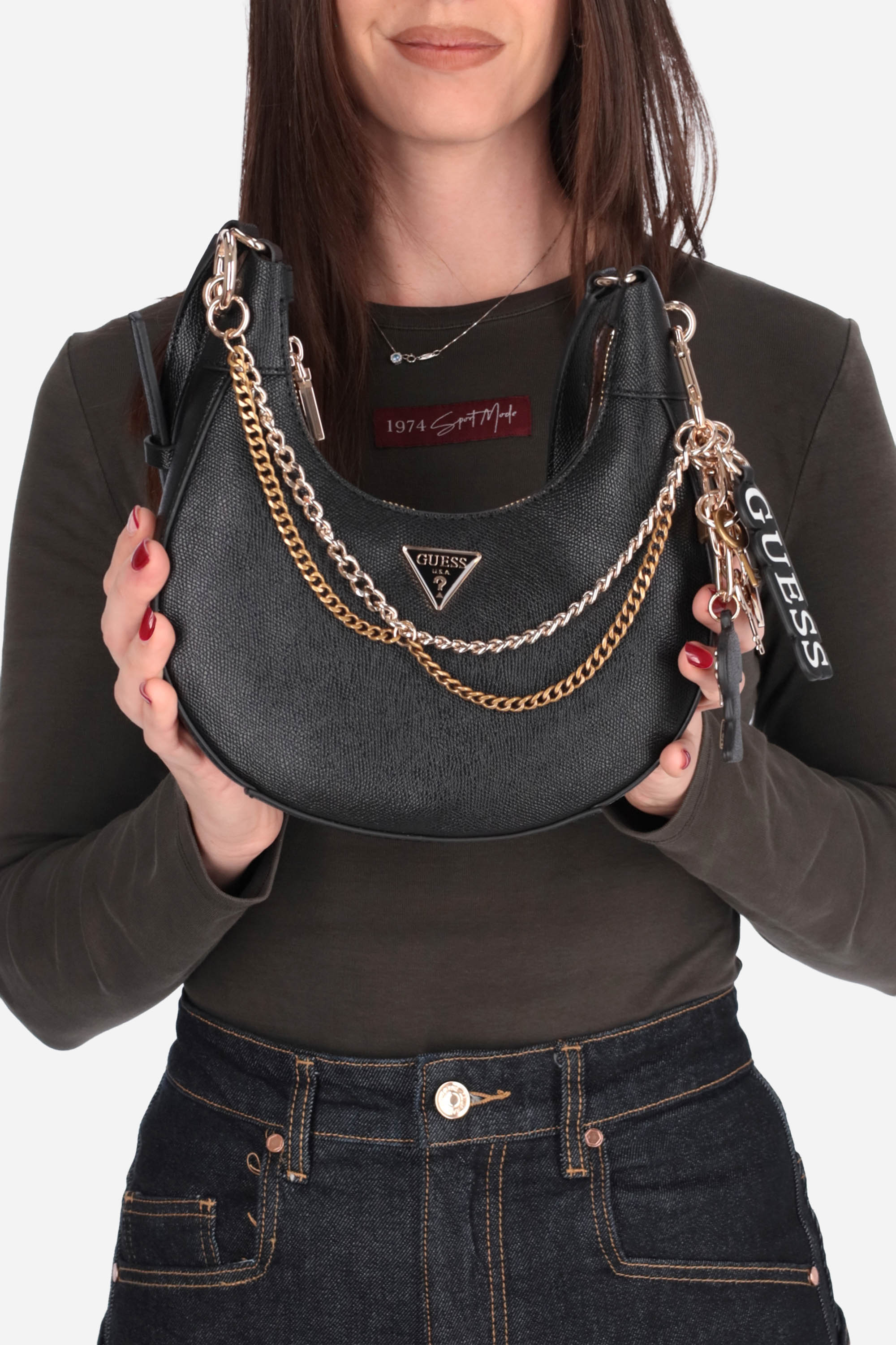 NERO | GUESS - D HWBG9899180 Borsa