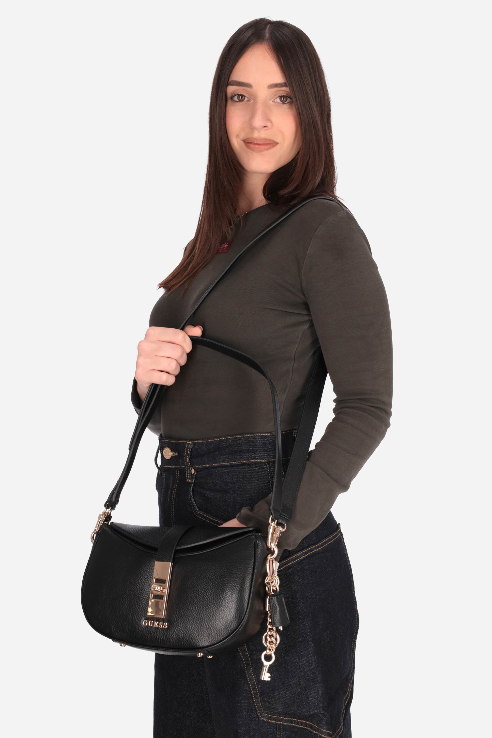 NERO | GUESS - D HWBG9897180 Borsa