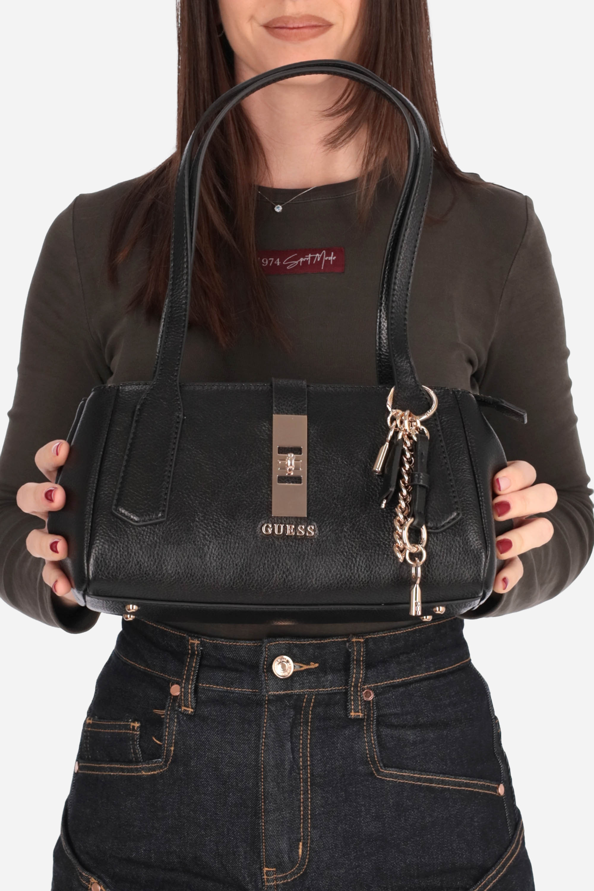 NERO | GUESS - D HWBG9897080 Borsa