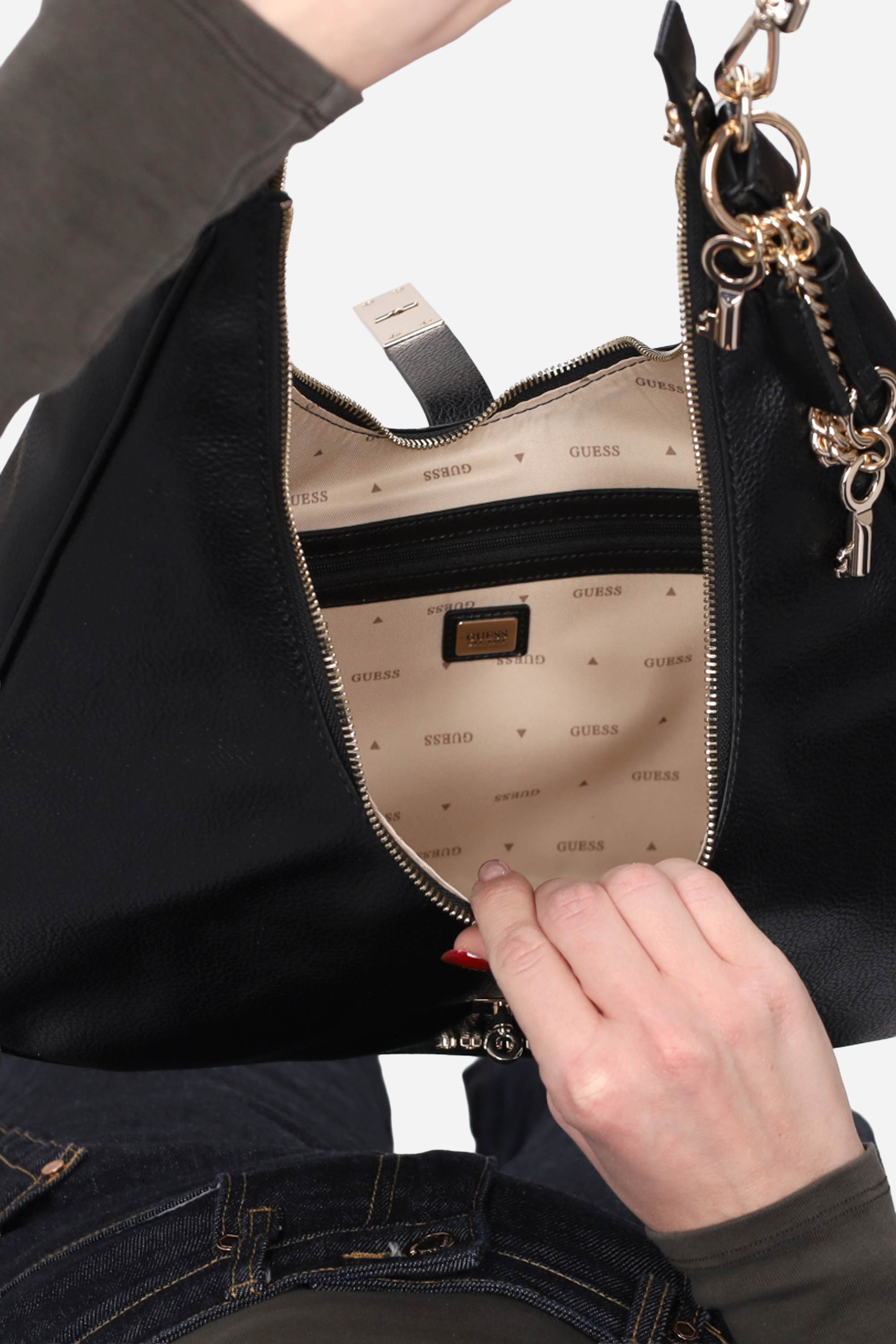 NERO | GUESS - D HWBG9897020 Borsa