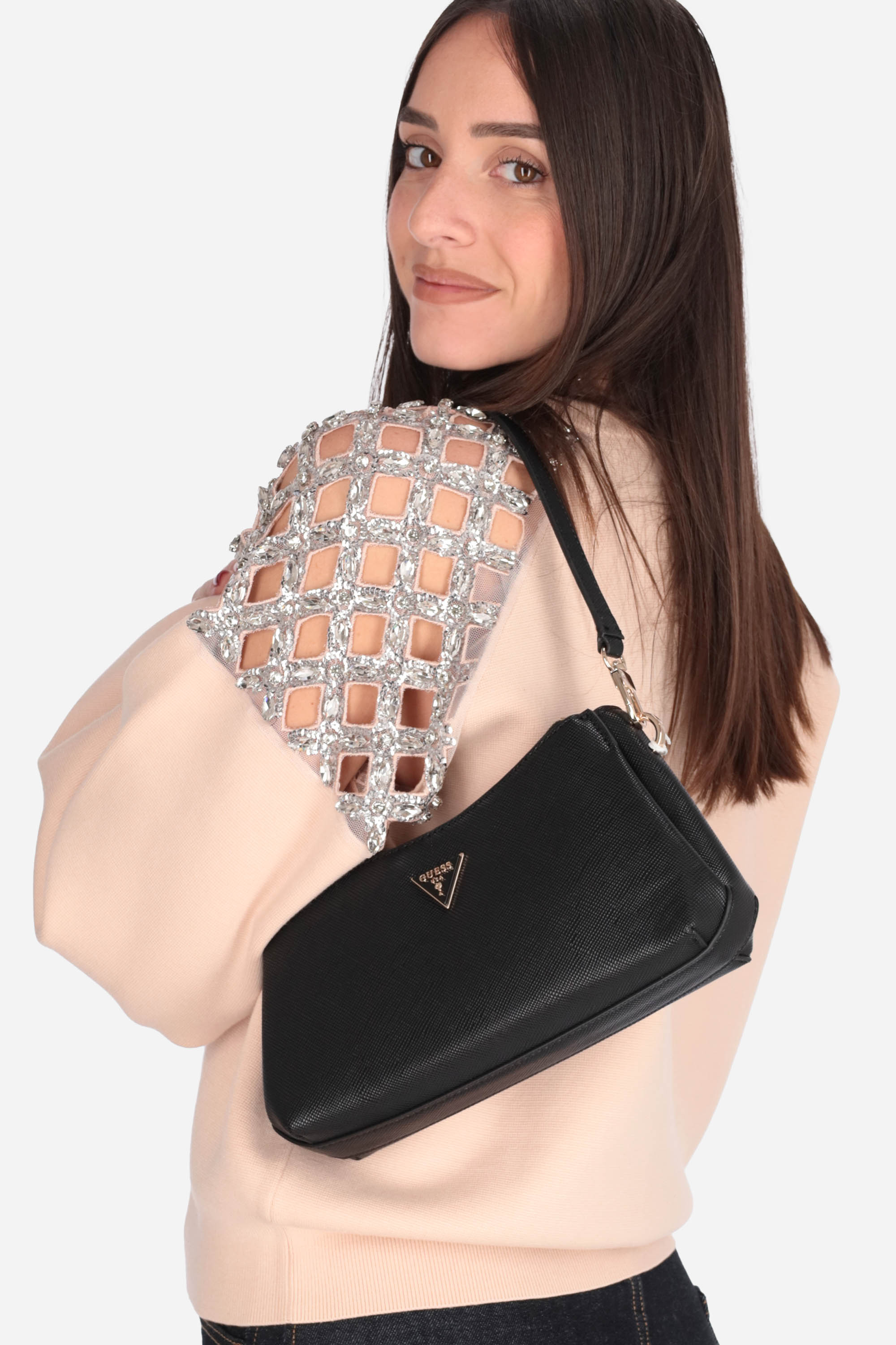 NERO | GUESS - D HWZG9672730 Borsa