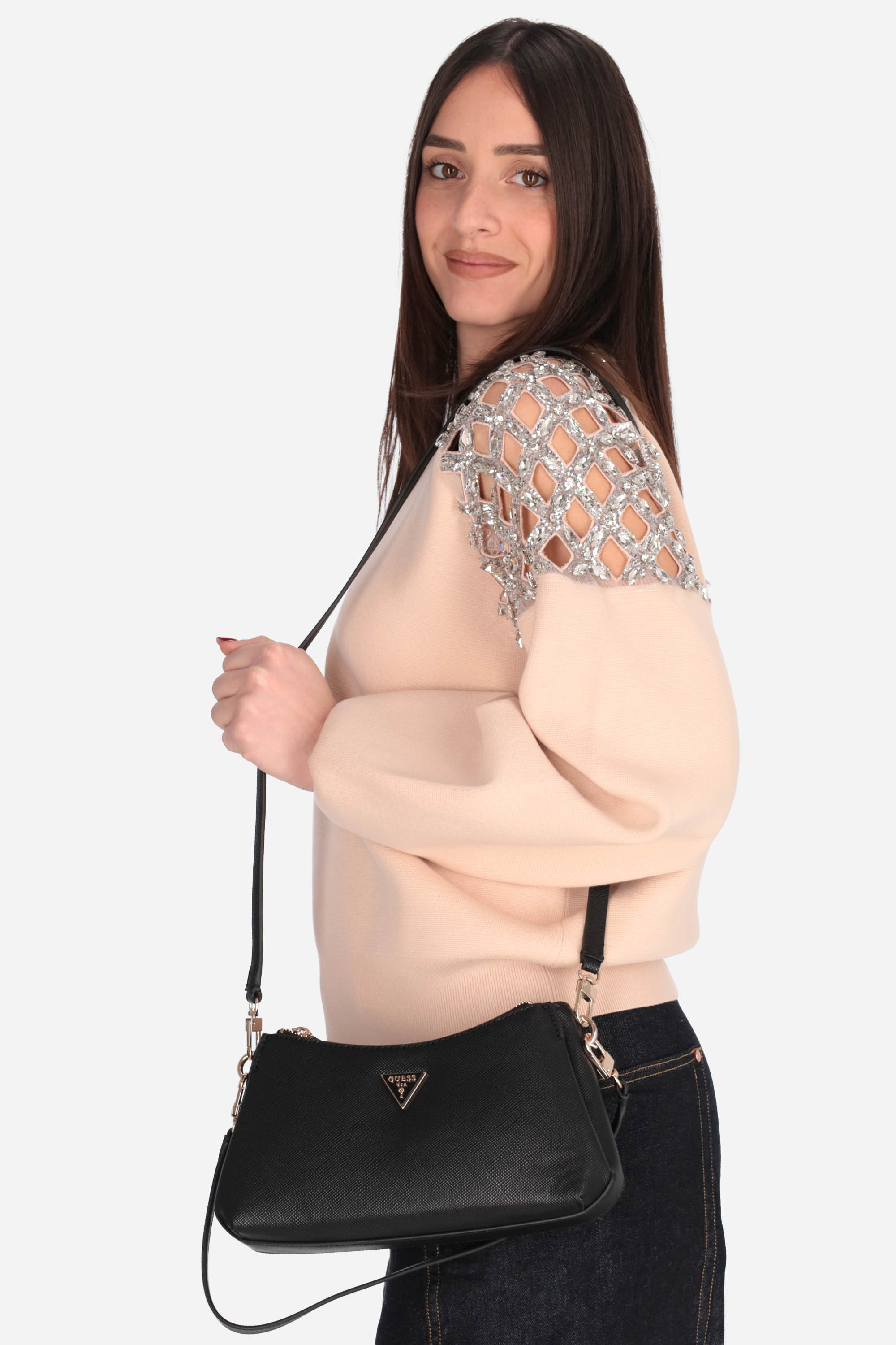 NERO | GUESS - D HWZG9672730 Borsa