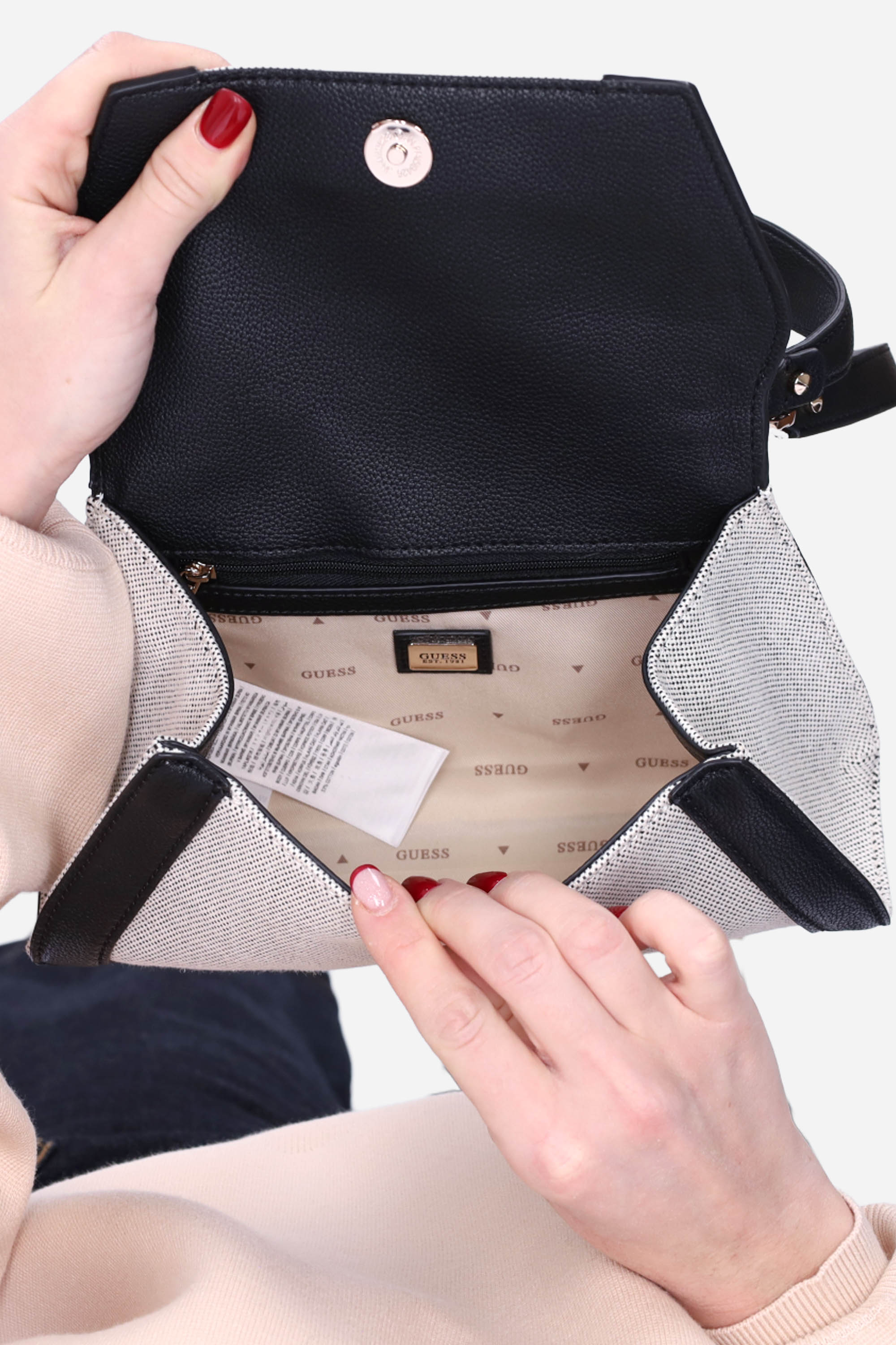 NERO | GUESS - D HWAG9719190 Borsa