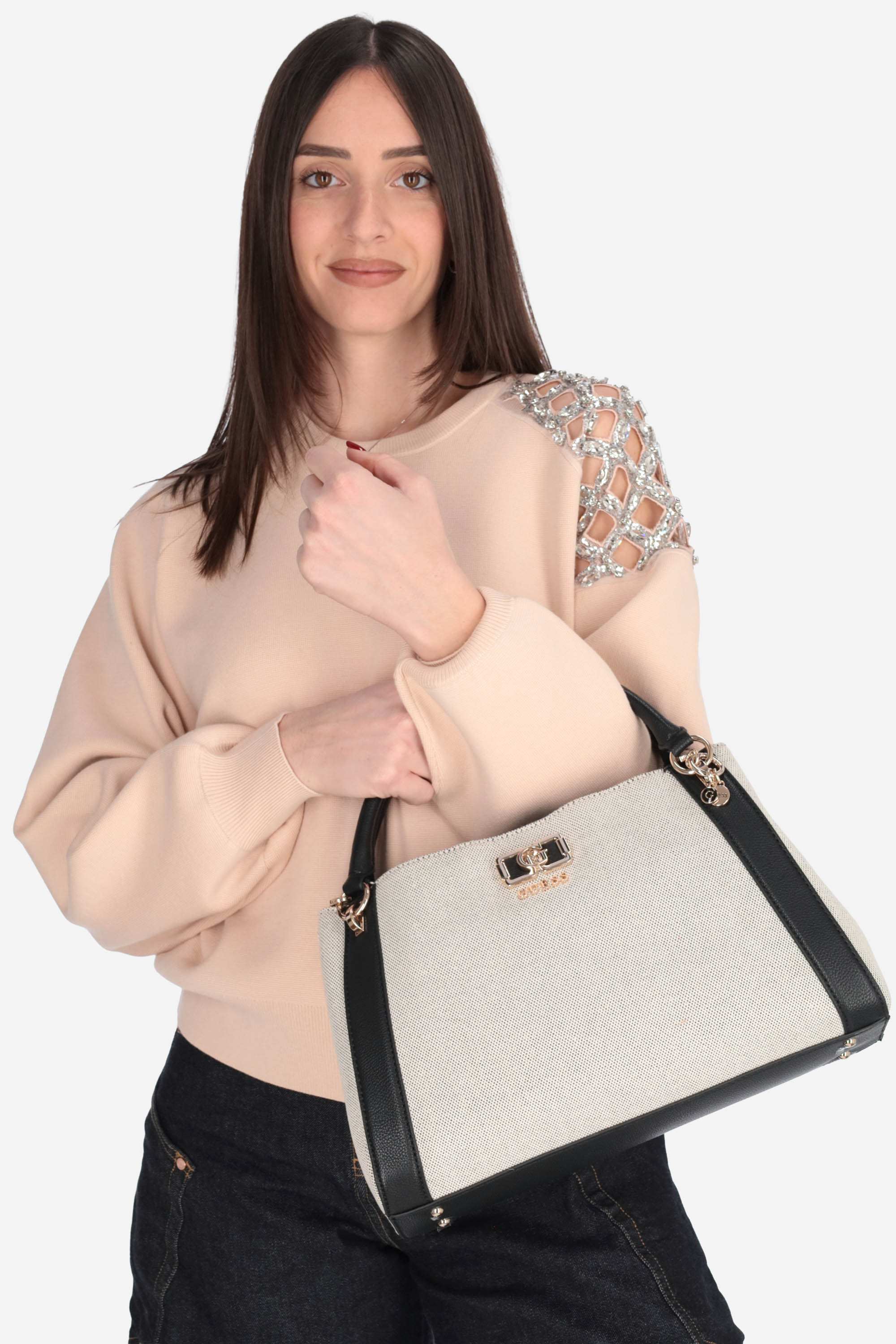 NERO | GUESS - D HWAG9719070 Borsa