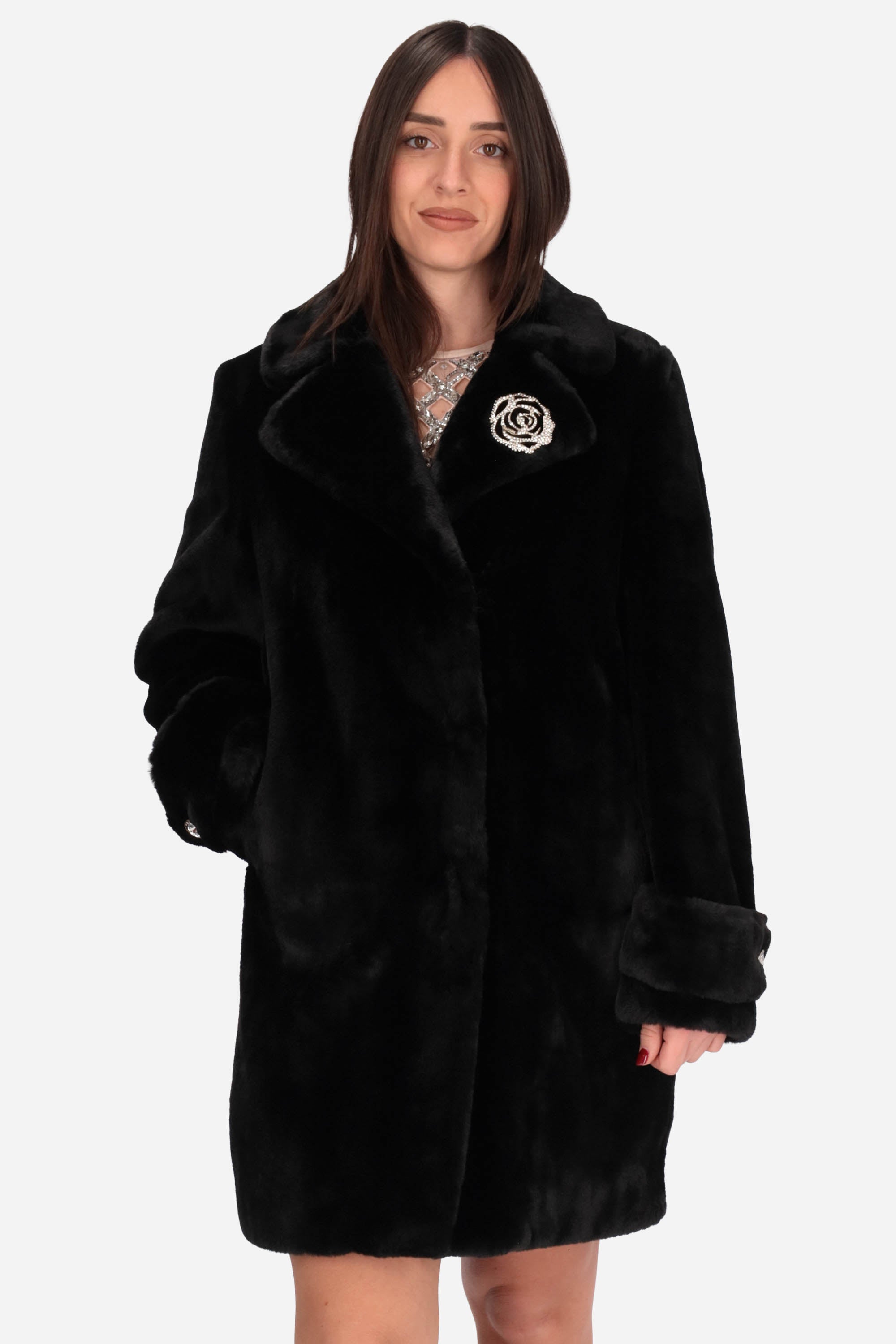 NERO | BLUGIRL - D RF4017E0885 Pellicciotto