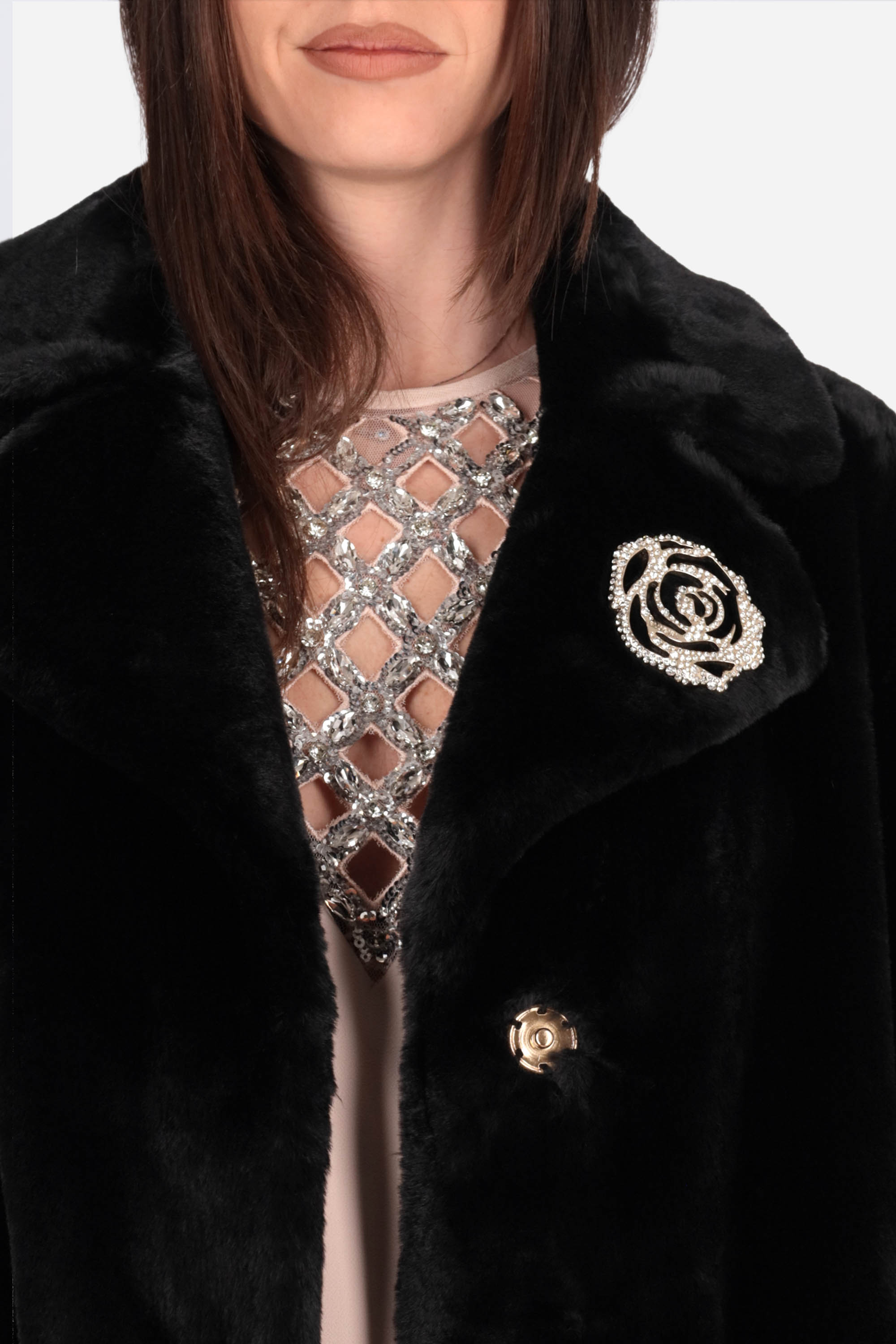 NERO | BLUGIRL - D RF4017E0885 Pellicciotto