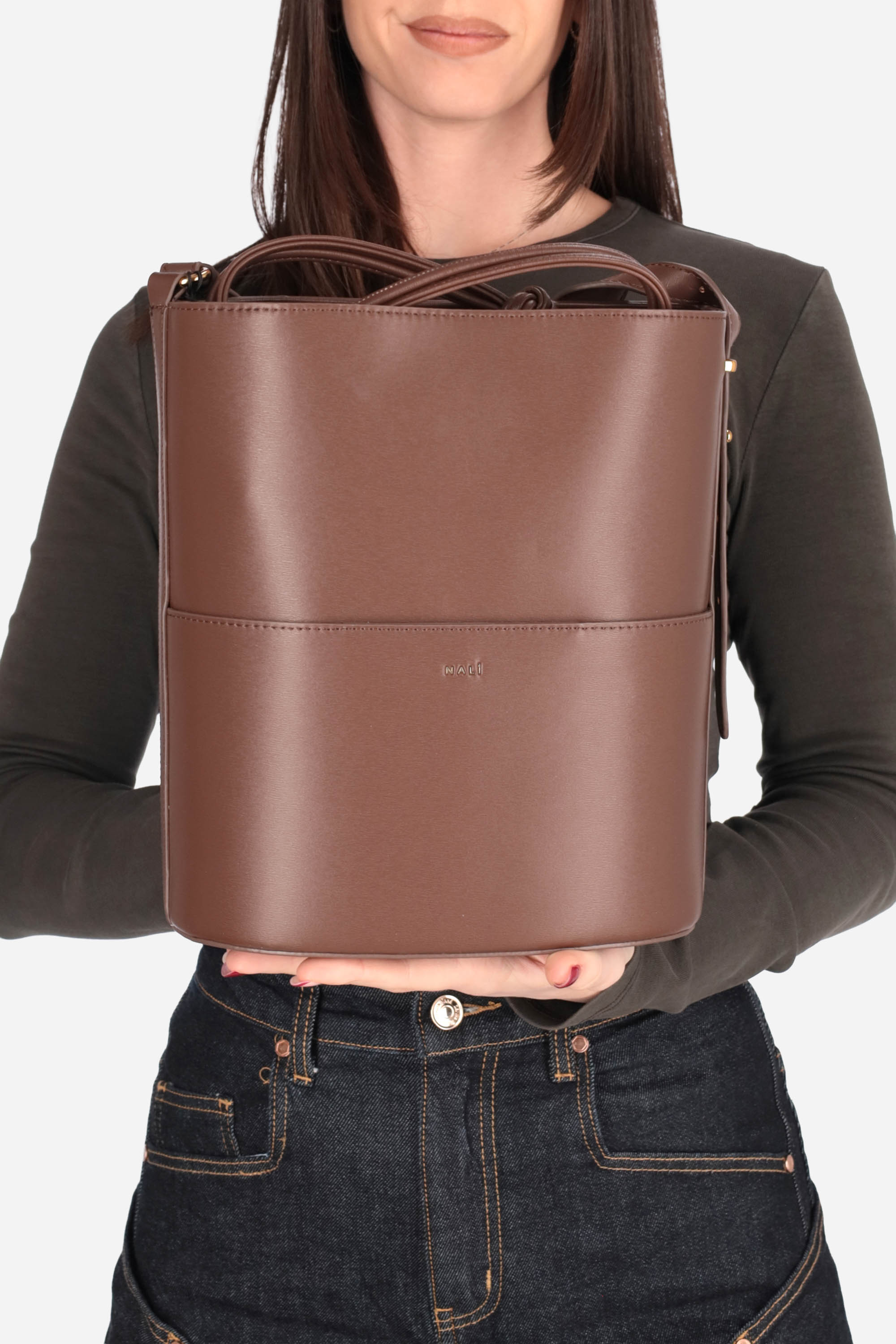 MARRONE | NALI' - D NABS0023 Borsa