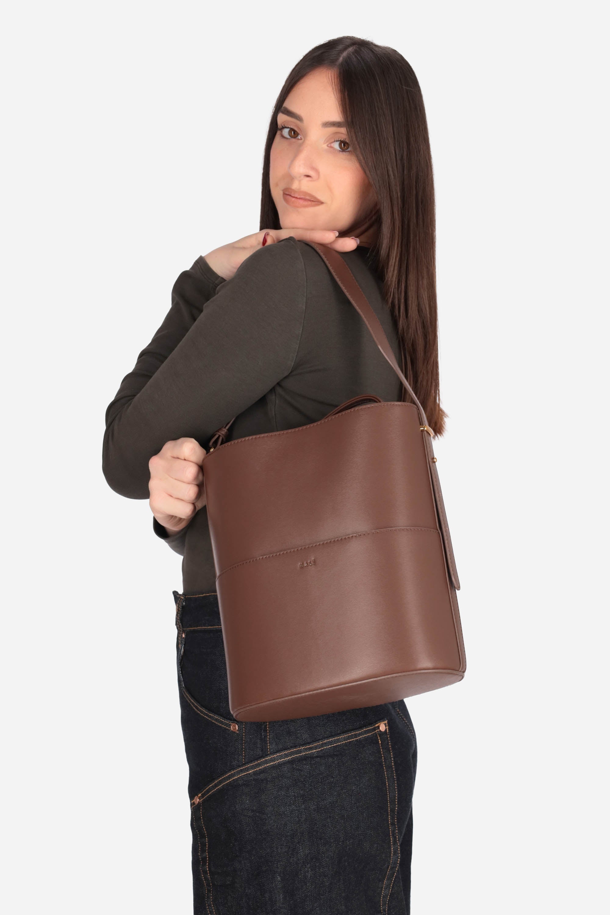 MARRONE | NALI' - D NABS0023 Borsa