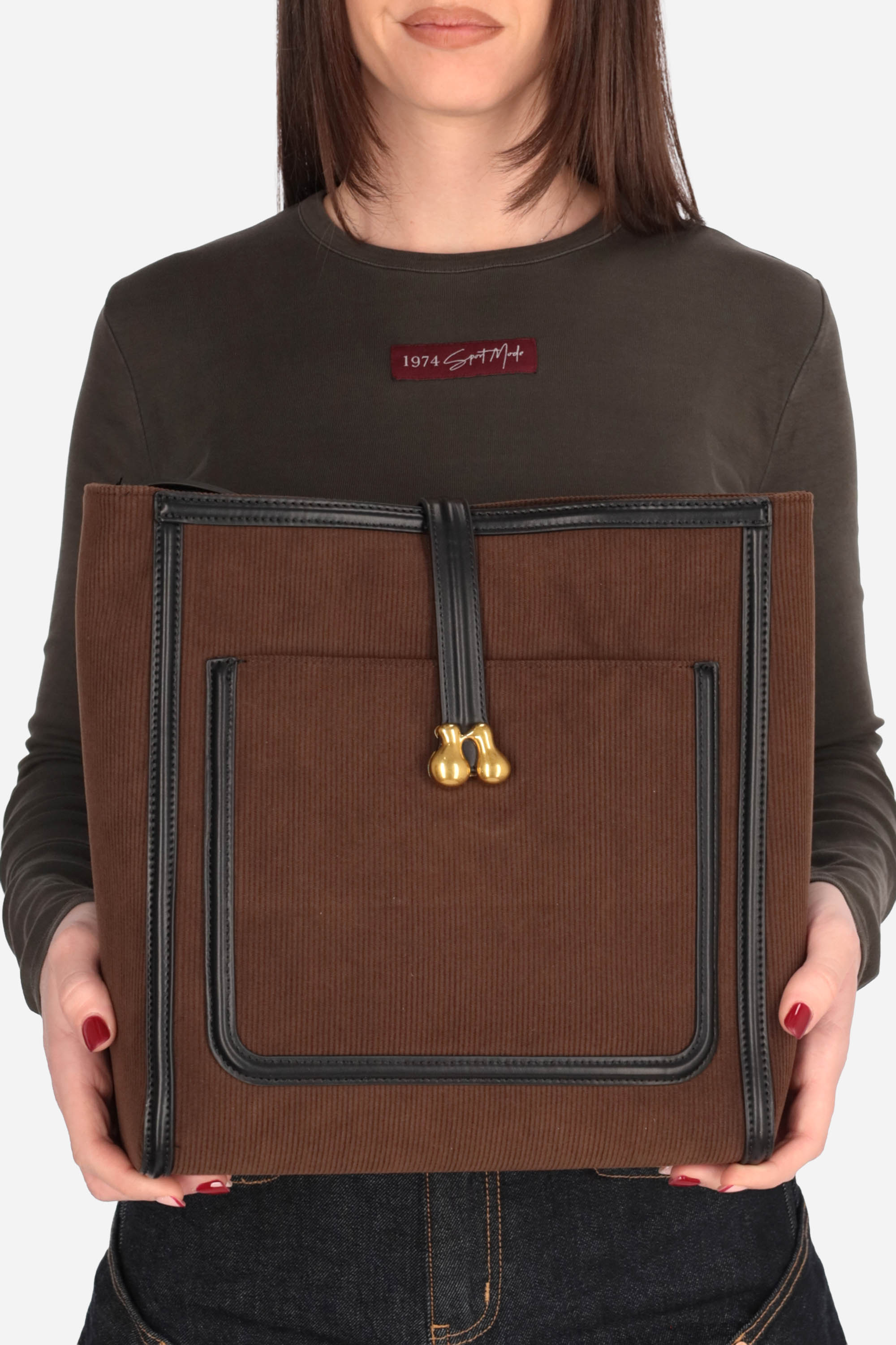 MARRONE | NALI' - D NABS0030 Borsa