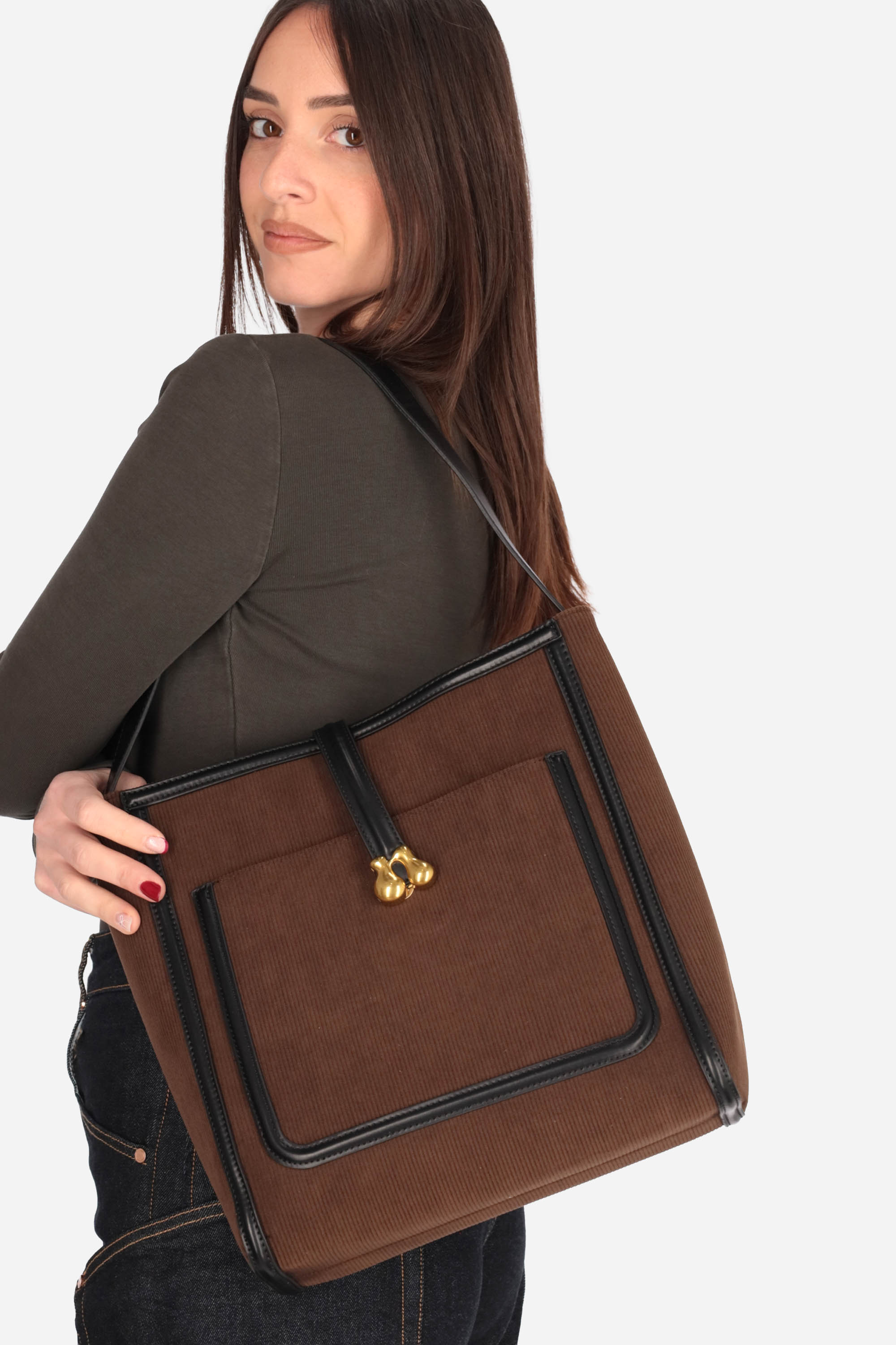 MARRONE | NALI' - D NABS0030 Borsa