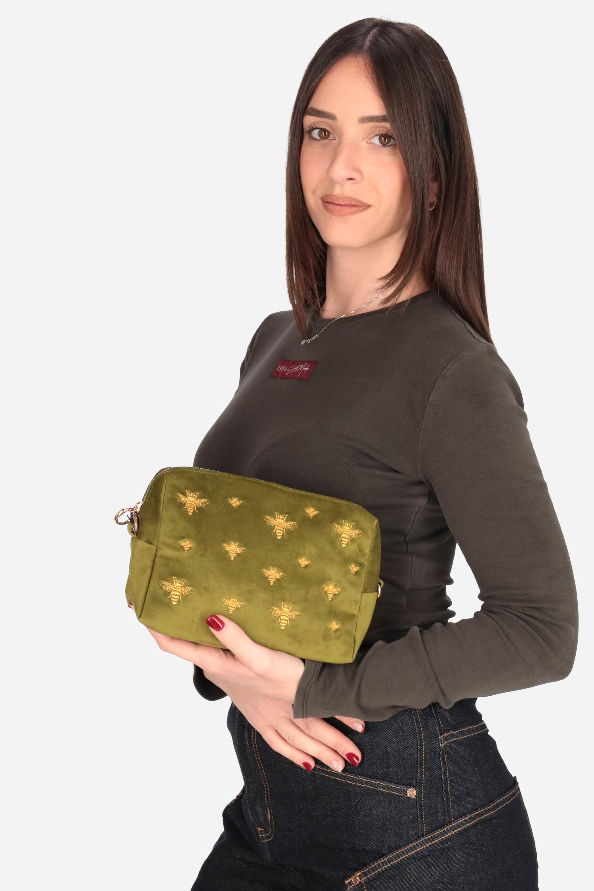 VERDE OLIVA | NALI' - D MYAC0353 Borsa