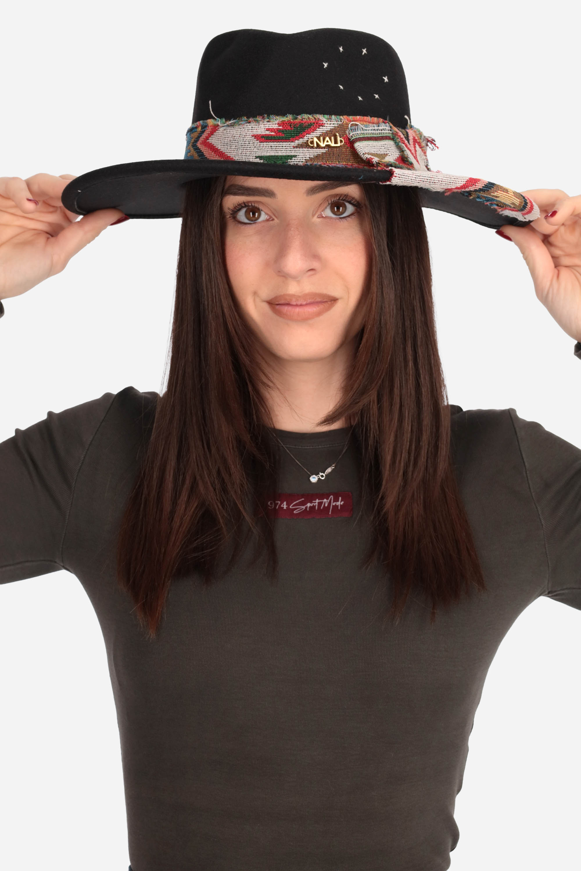 NERO | NALI' - D MYCA0025 Cappello