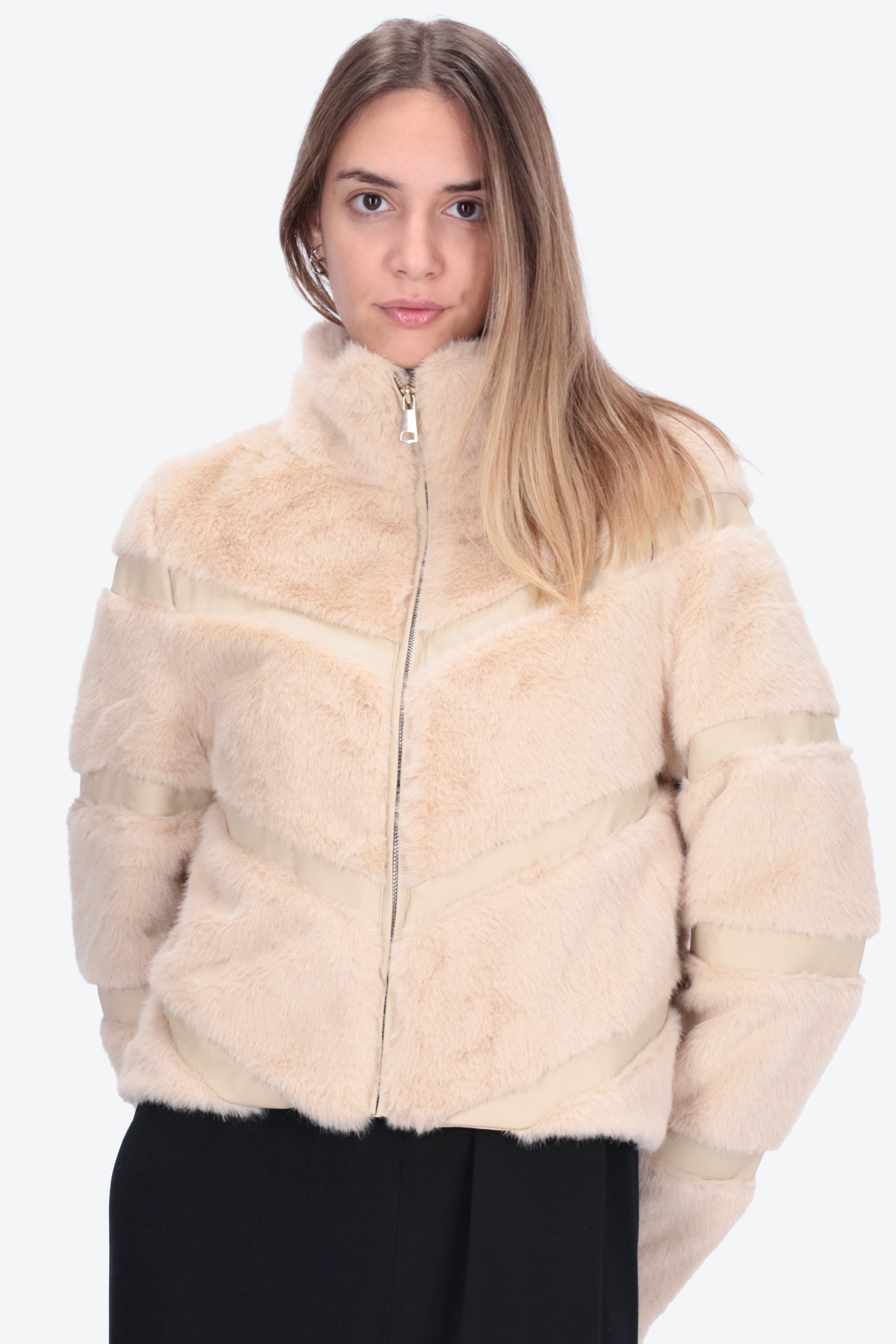 BEIGE | LE SARTE DEL SOLE - D PSM459 Pellicciotto