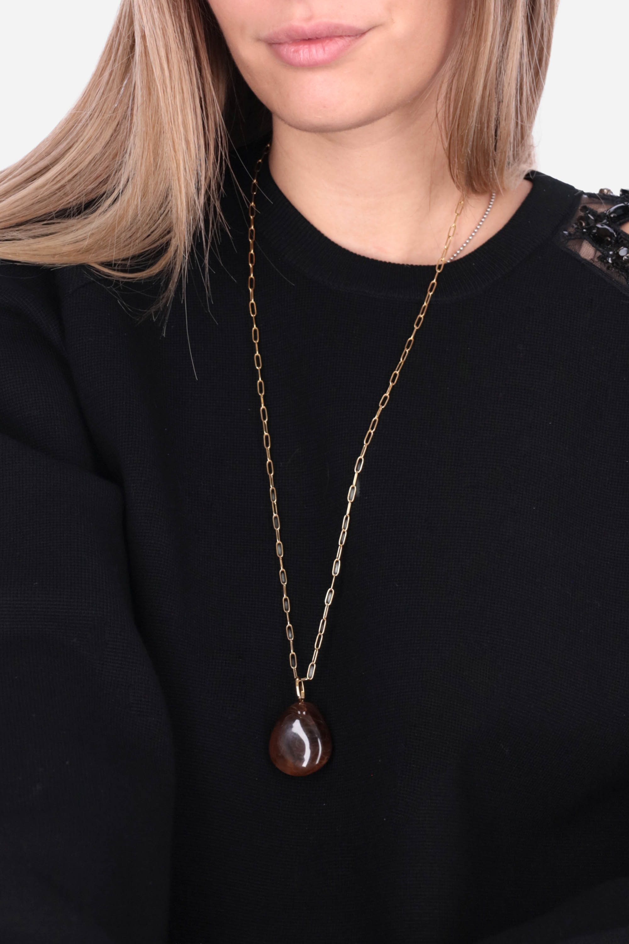 MARRONE | NALI' - D LNCL0164 Collana