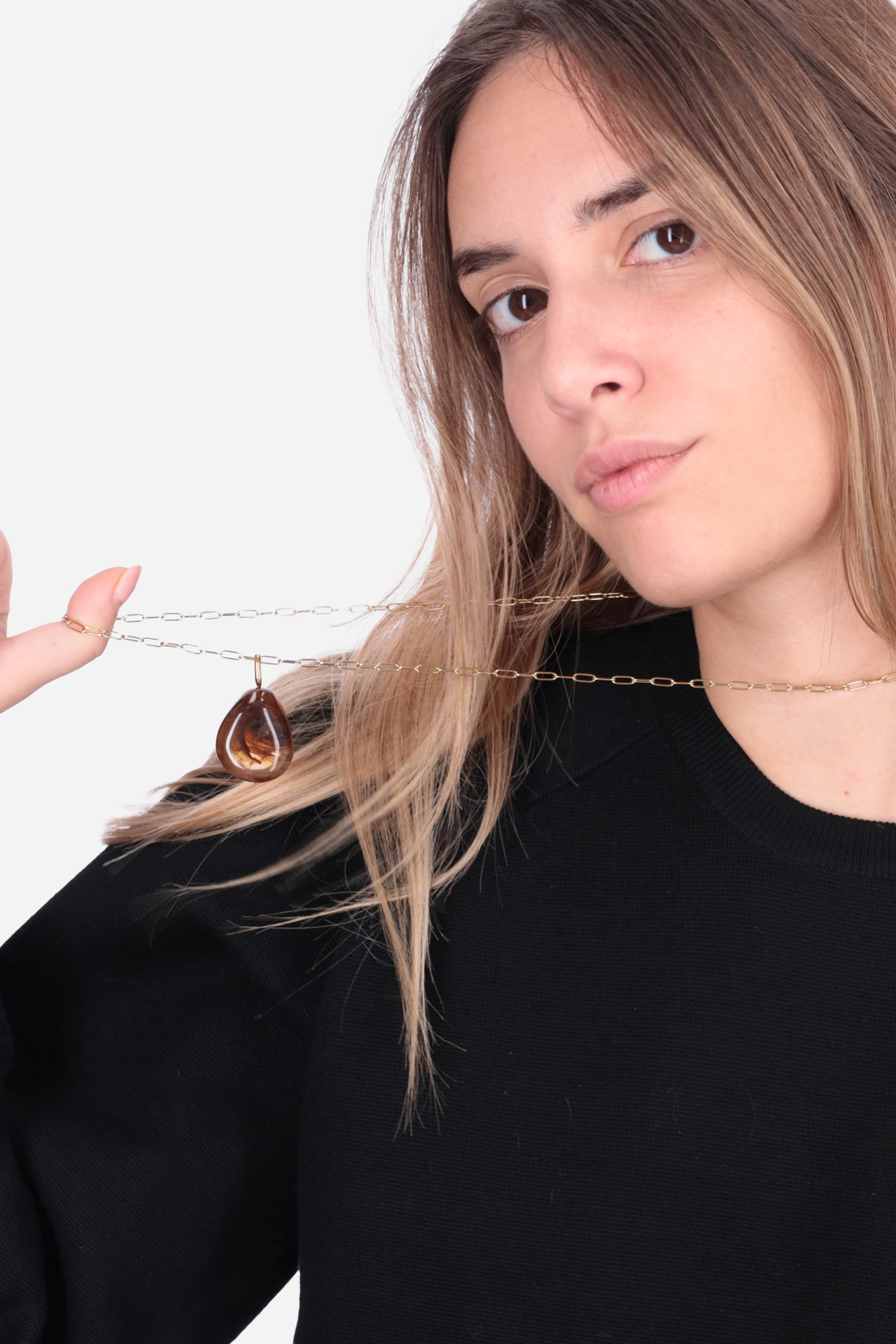 MARRONE | NALI' - D LNCL0164 Collana