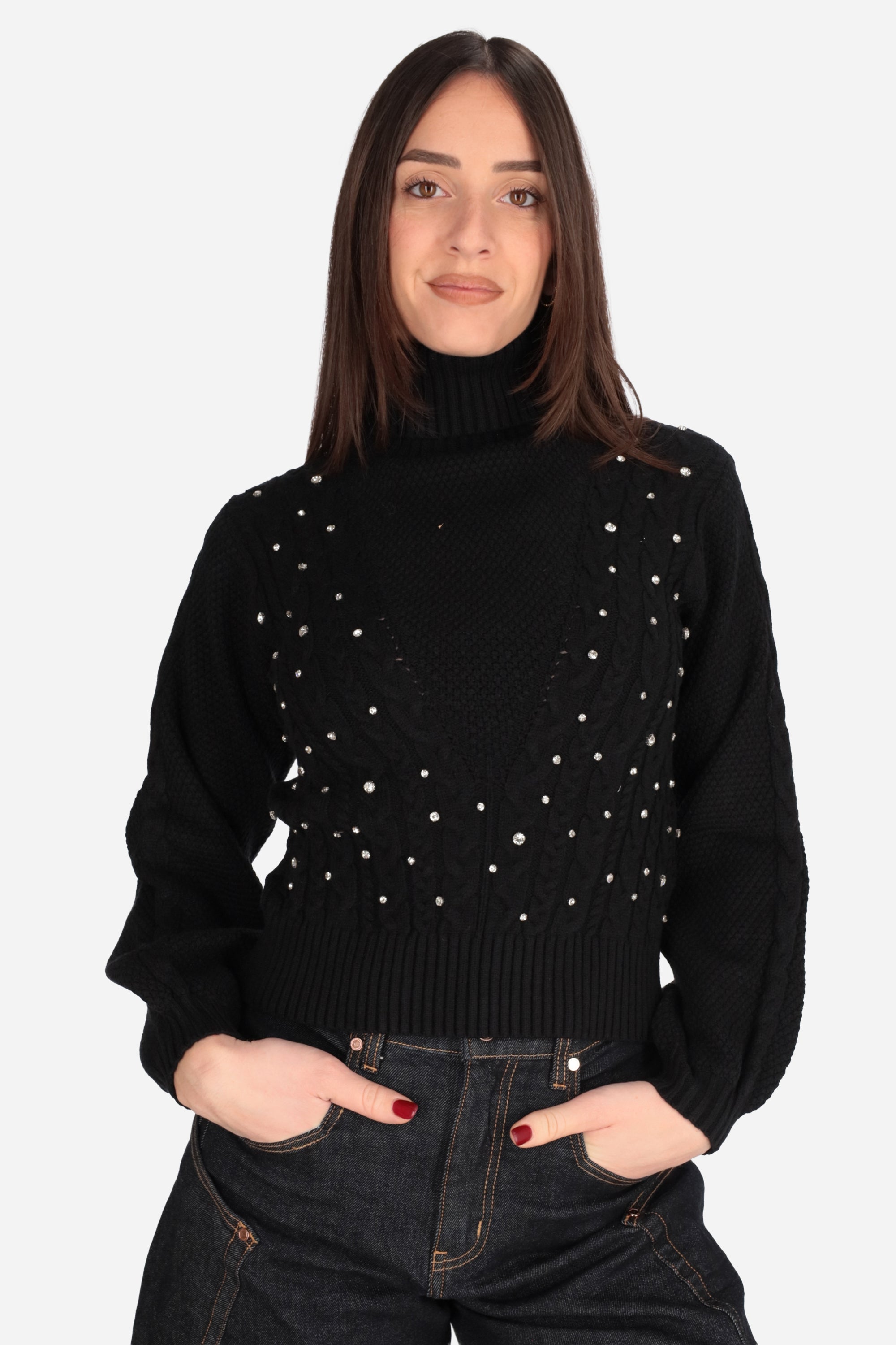 NERO | LE SARTE DEL SOLE - D M456 Maglia