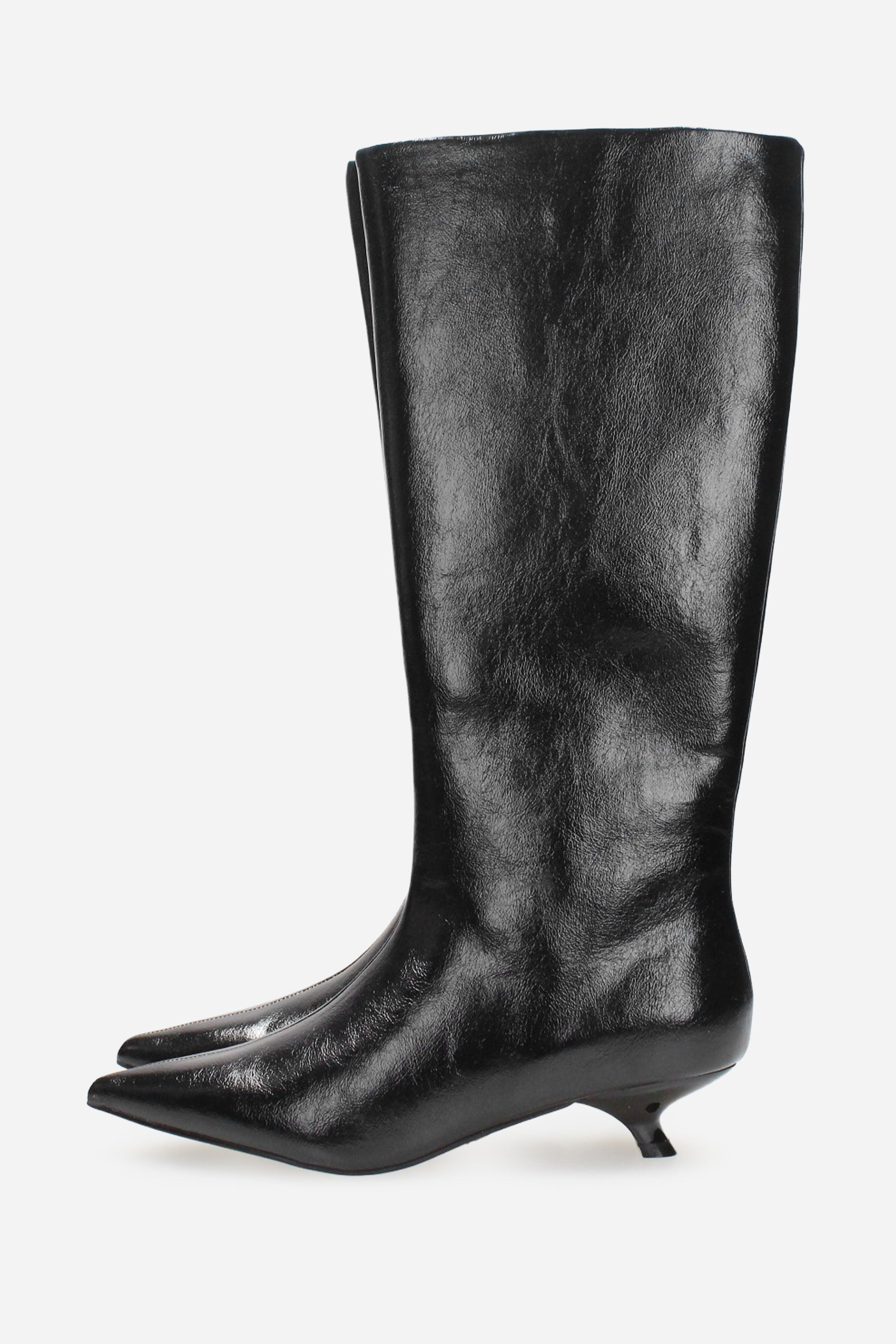 NERO | GOLD & GOLD - D GU321 Stivale