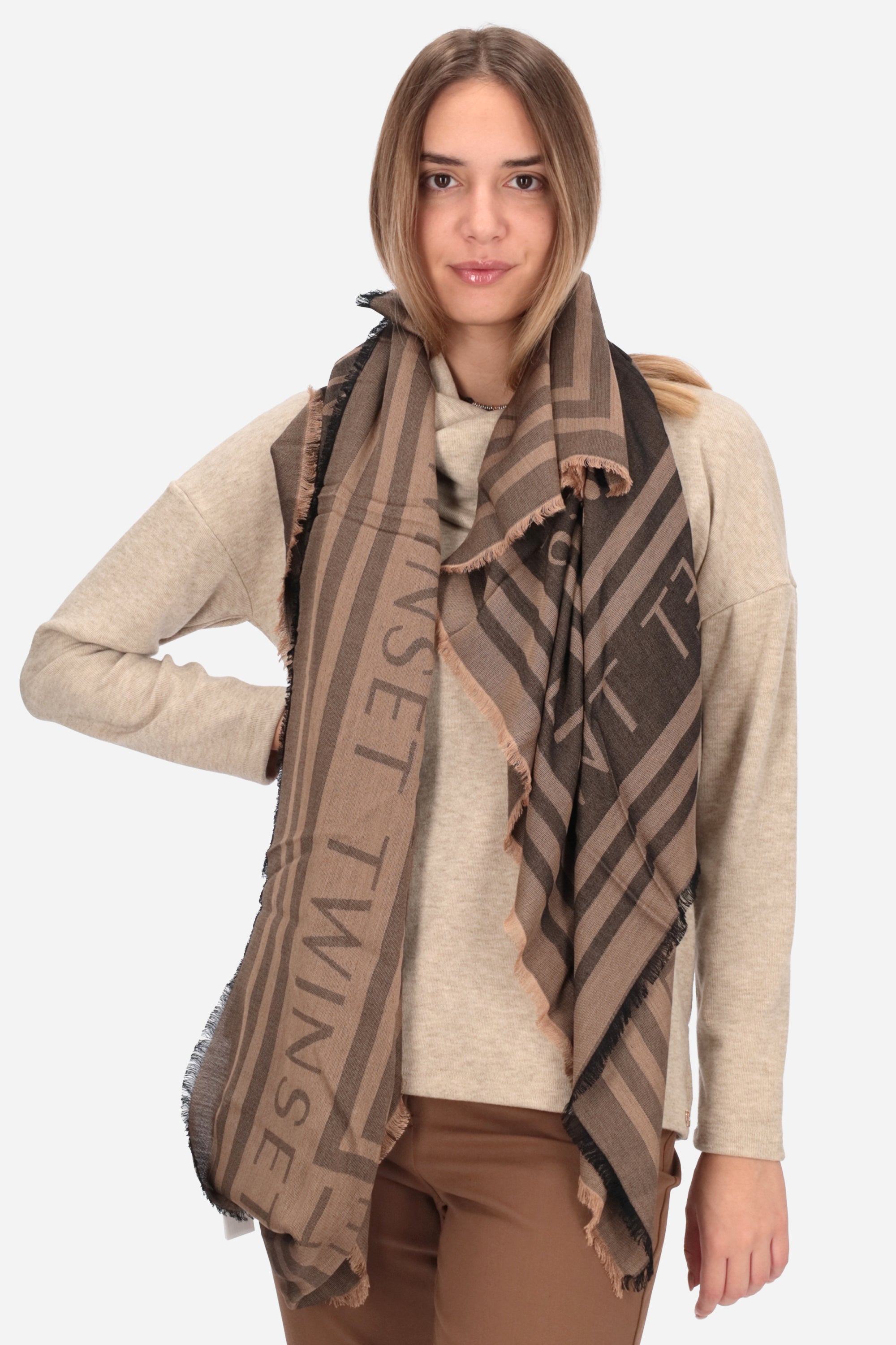 MARRONE | TWIN SET - D 252TO5410 Foulard