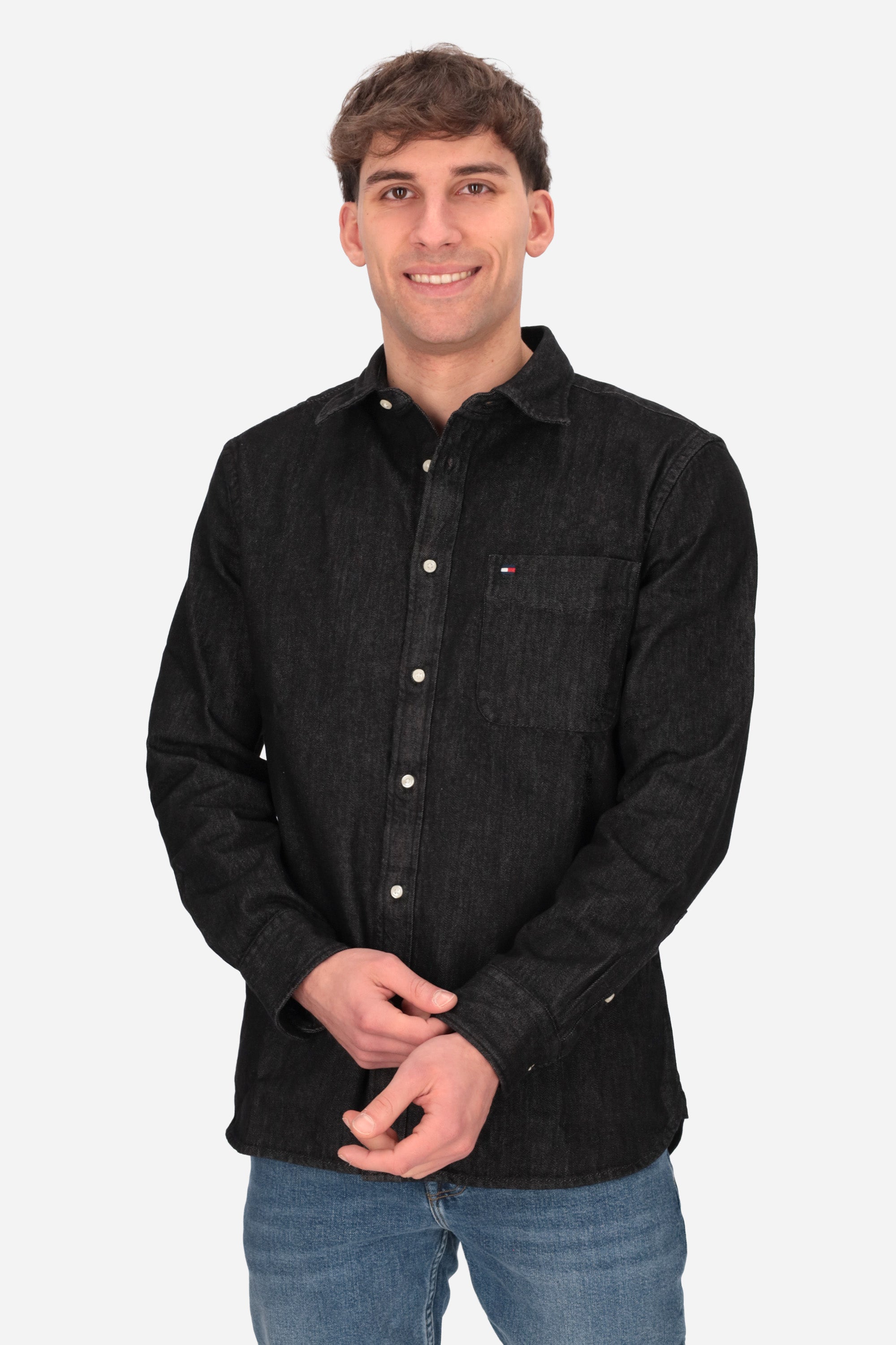 NERO | TOMMY HILFIGER - U 0MW40494 Camicia