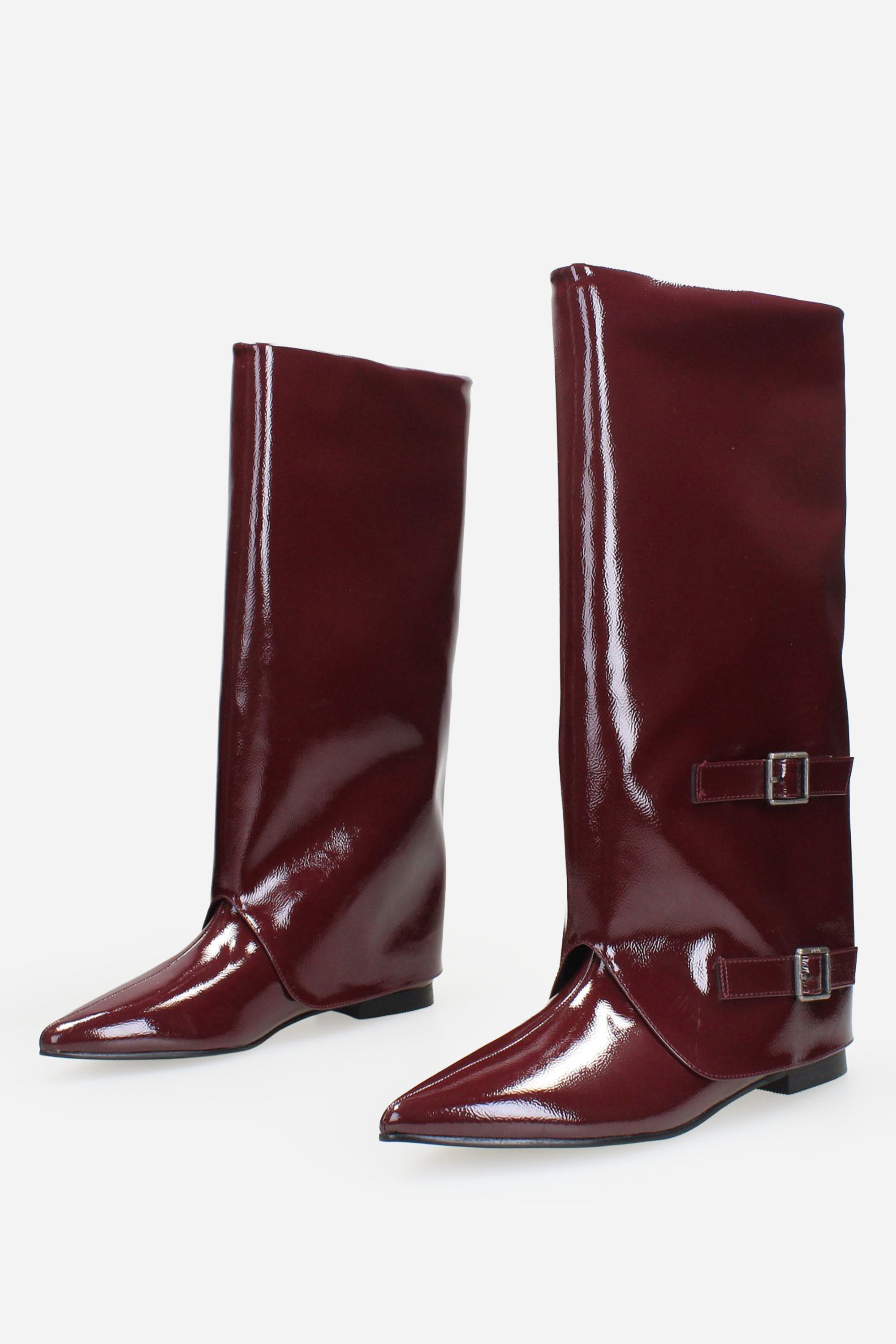 BORDEAUX | GOLD & GOLD - D GD301 Stivale