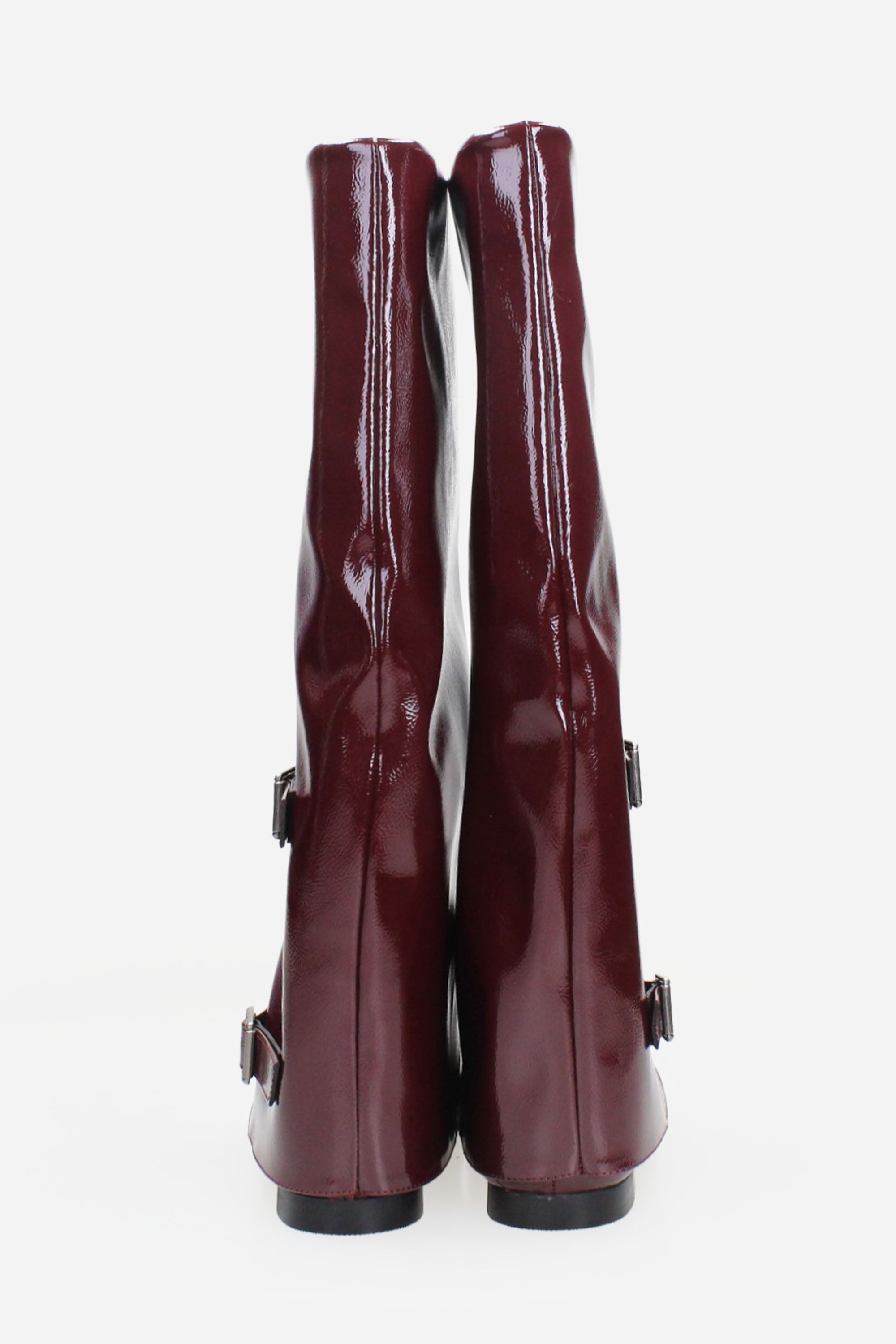 BORDEAUX | GOLD & GOLD - D GD301 Stivale