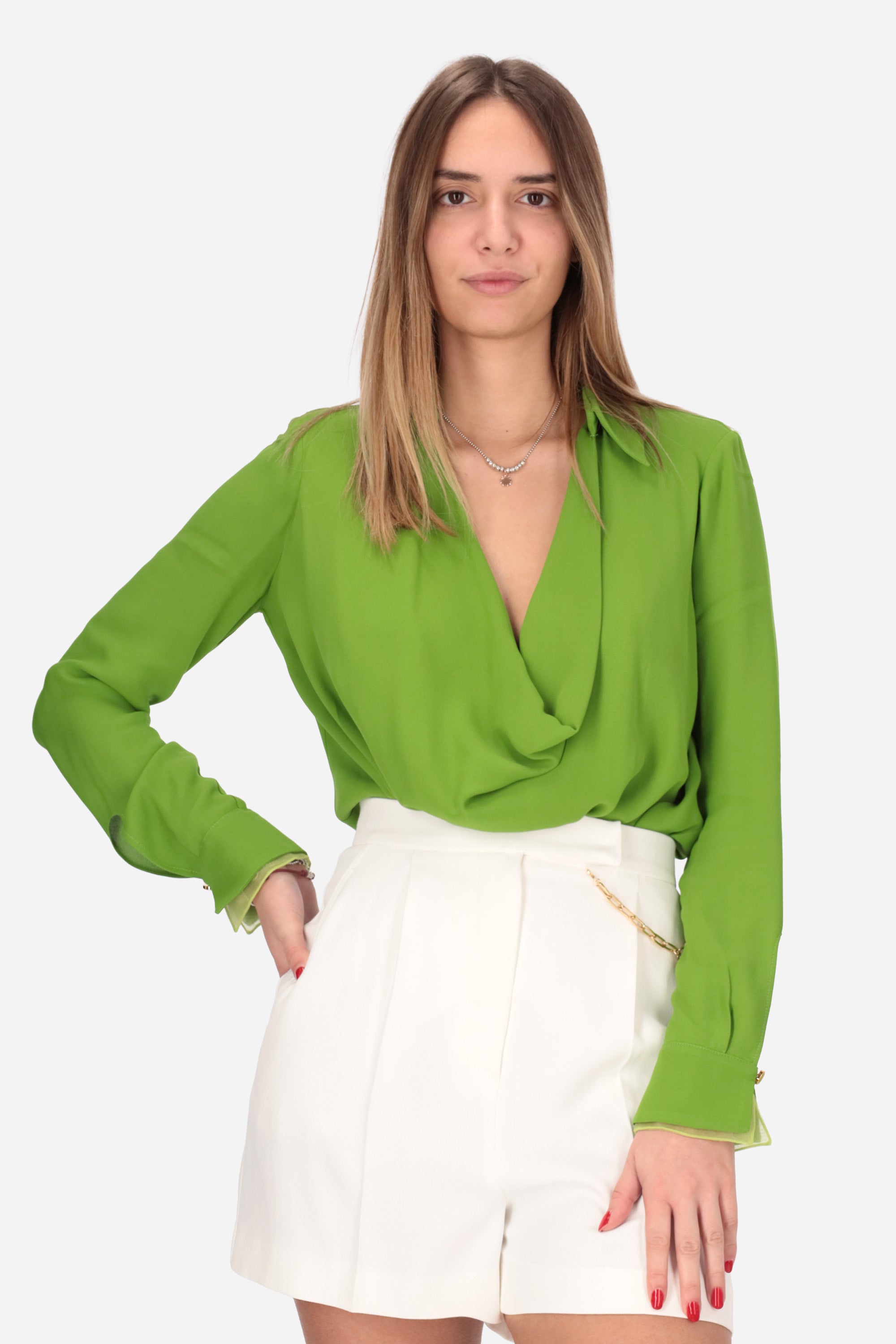 VERDE | ELISABETTA FRANCHI - D CB00261E2 Camicia