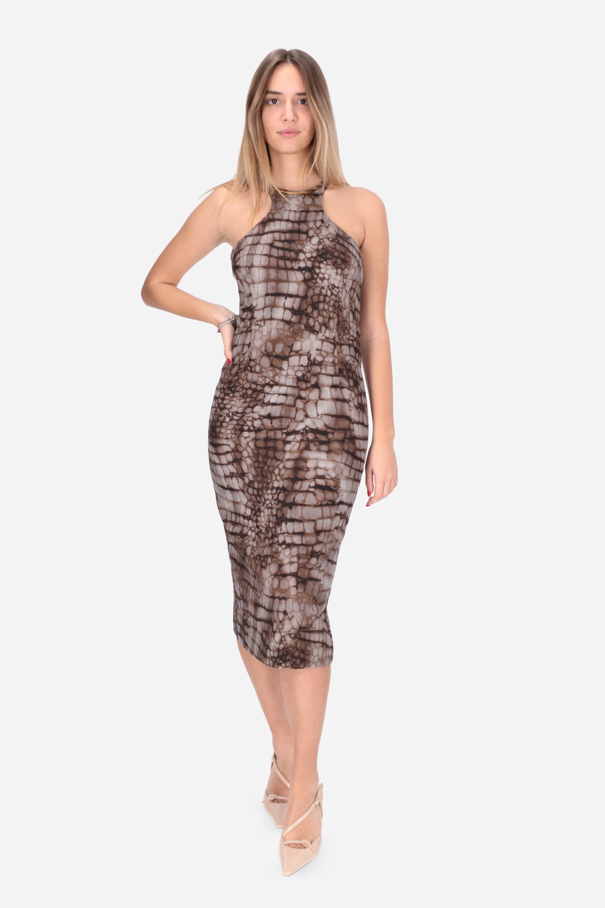 MARRONE | ELISABETTA FRANCHI - D AB89161E2 Abito