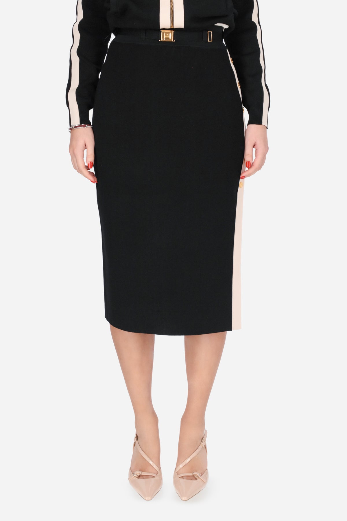 NERO | ELISABETTA FRANCHI - D GK27S61E2 Gonna