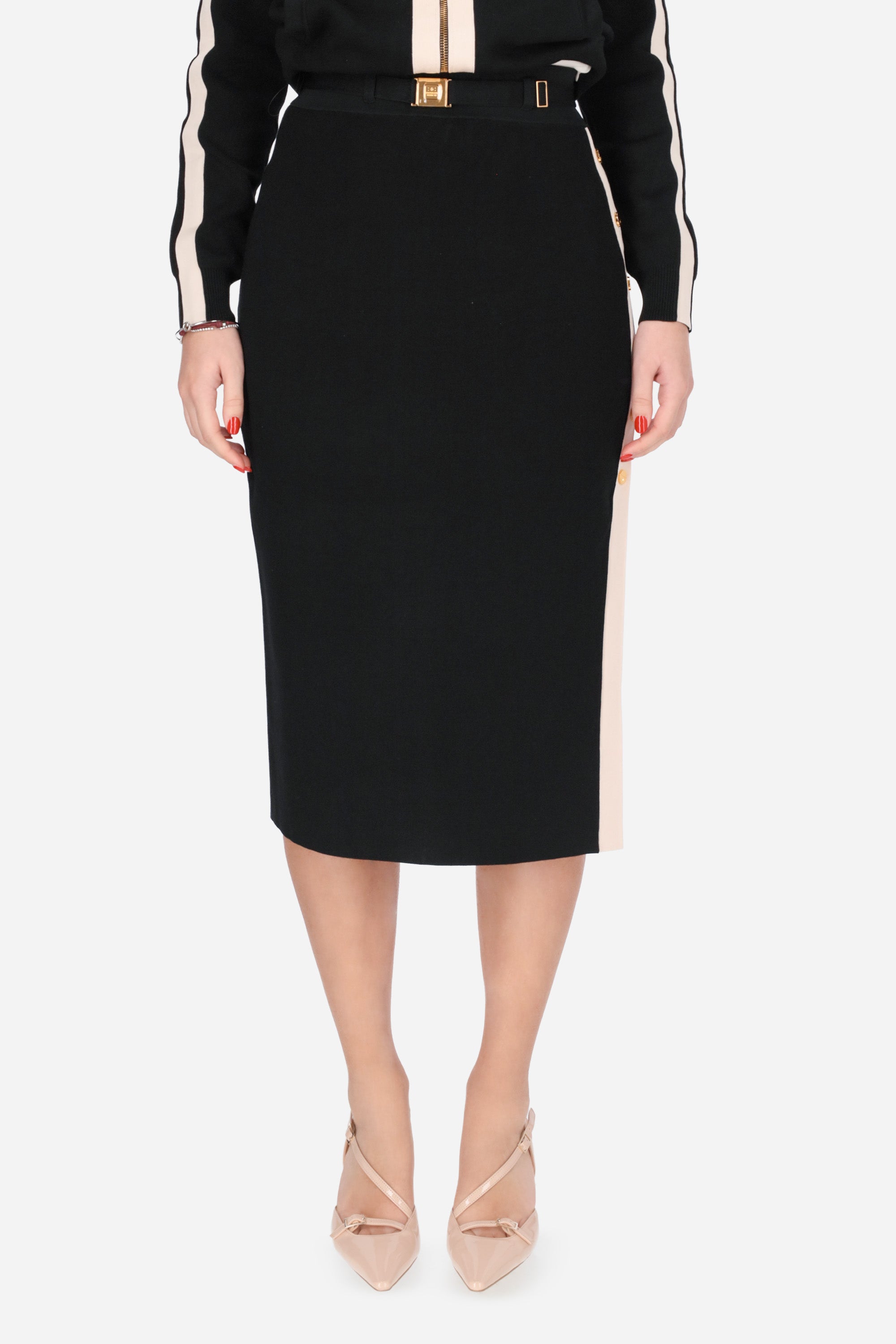 NERO | ELISABETTA FRANCHI - D GK27S61E2 Gonna