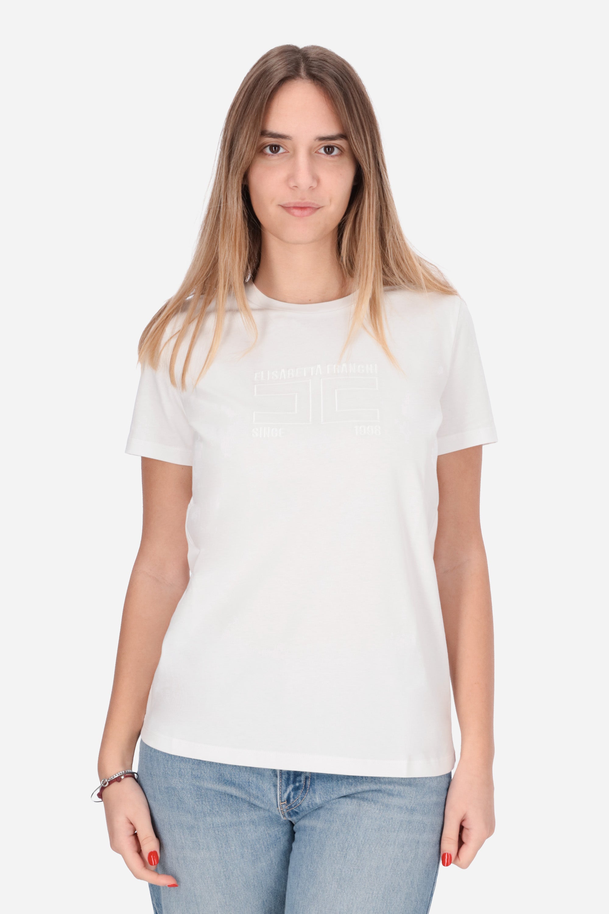 BIANCO | ELISABETTA FRANCHI - D MA71G61E2 T-shirt