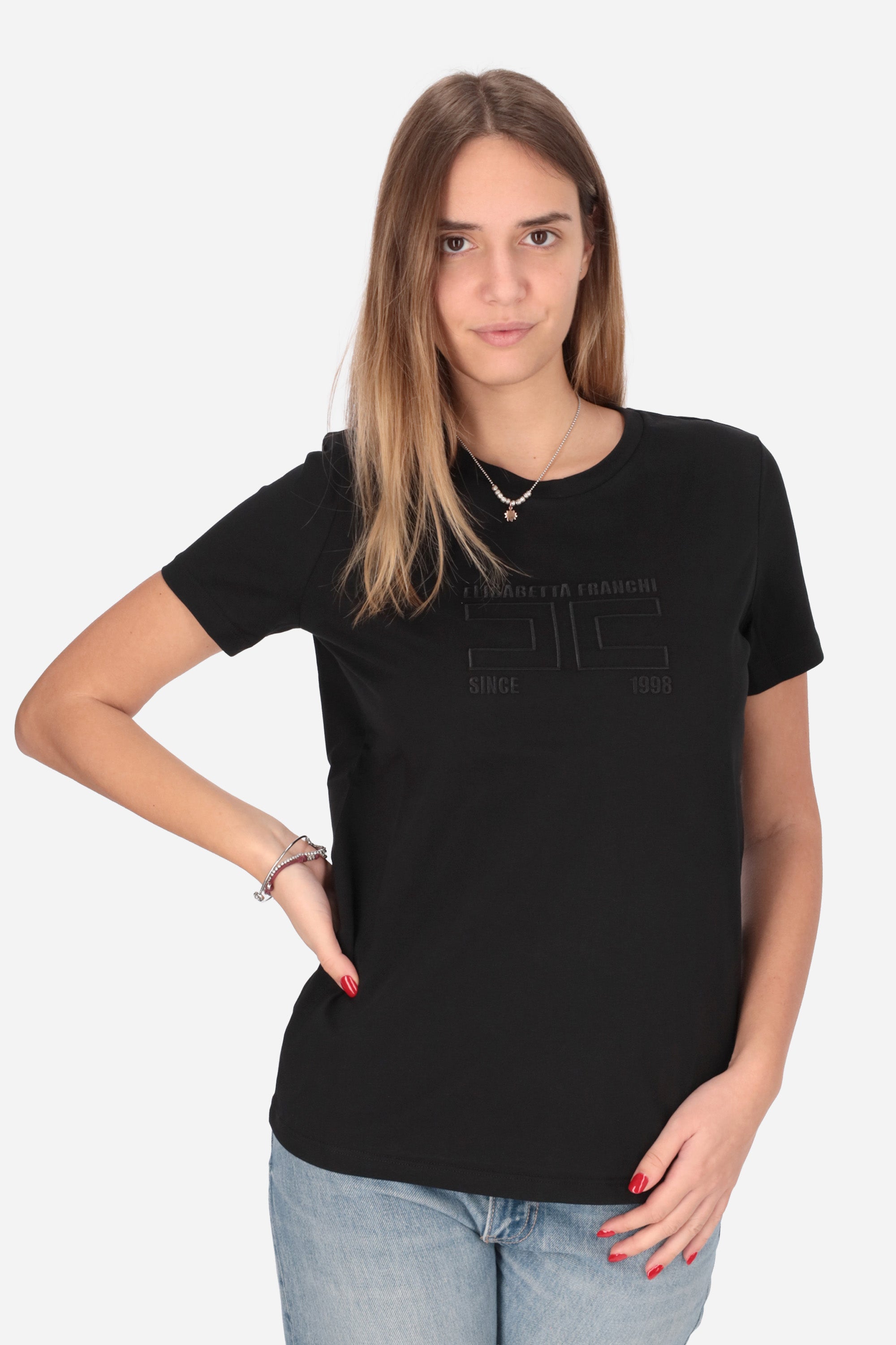 NERO | ELISABETTA FRANCHI - D MA71G61E2 T-shirt