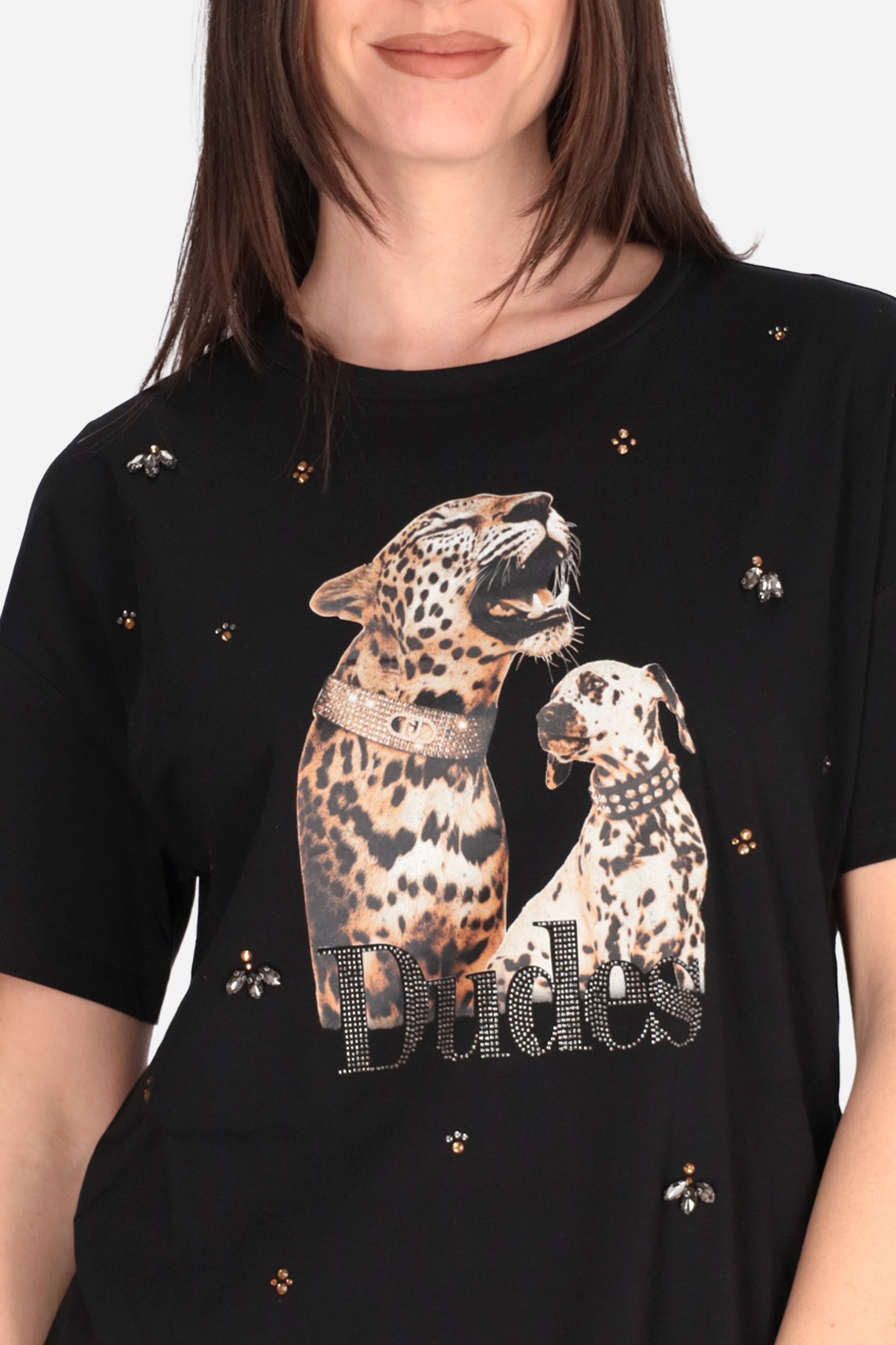 NERO | LIU JO - D WA6331JS904 T-shirt