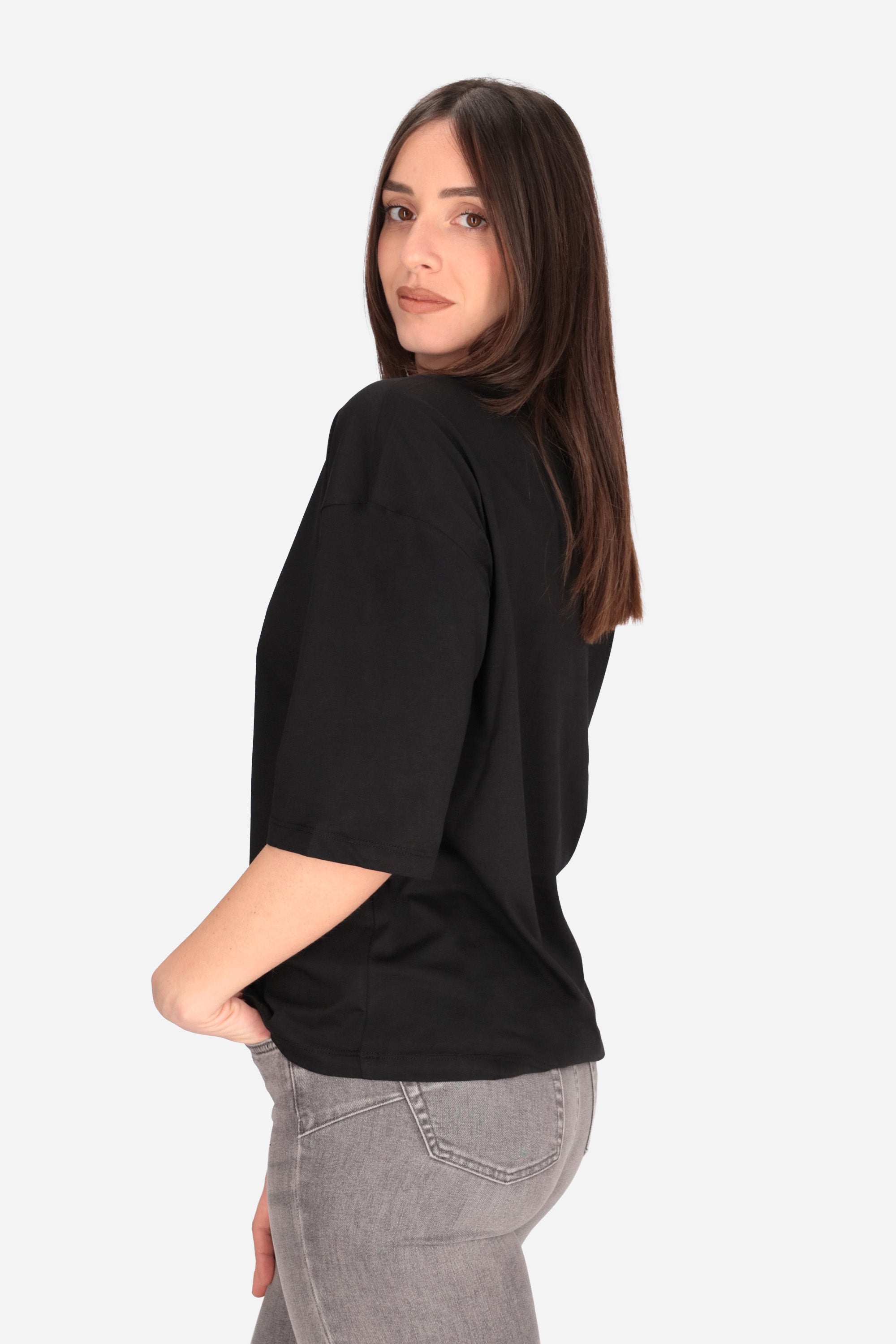 NERO | LIU JO - D WA6128JS904 T-shirt