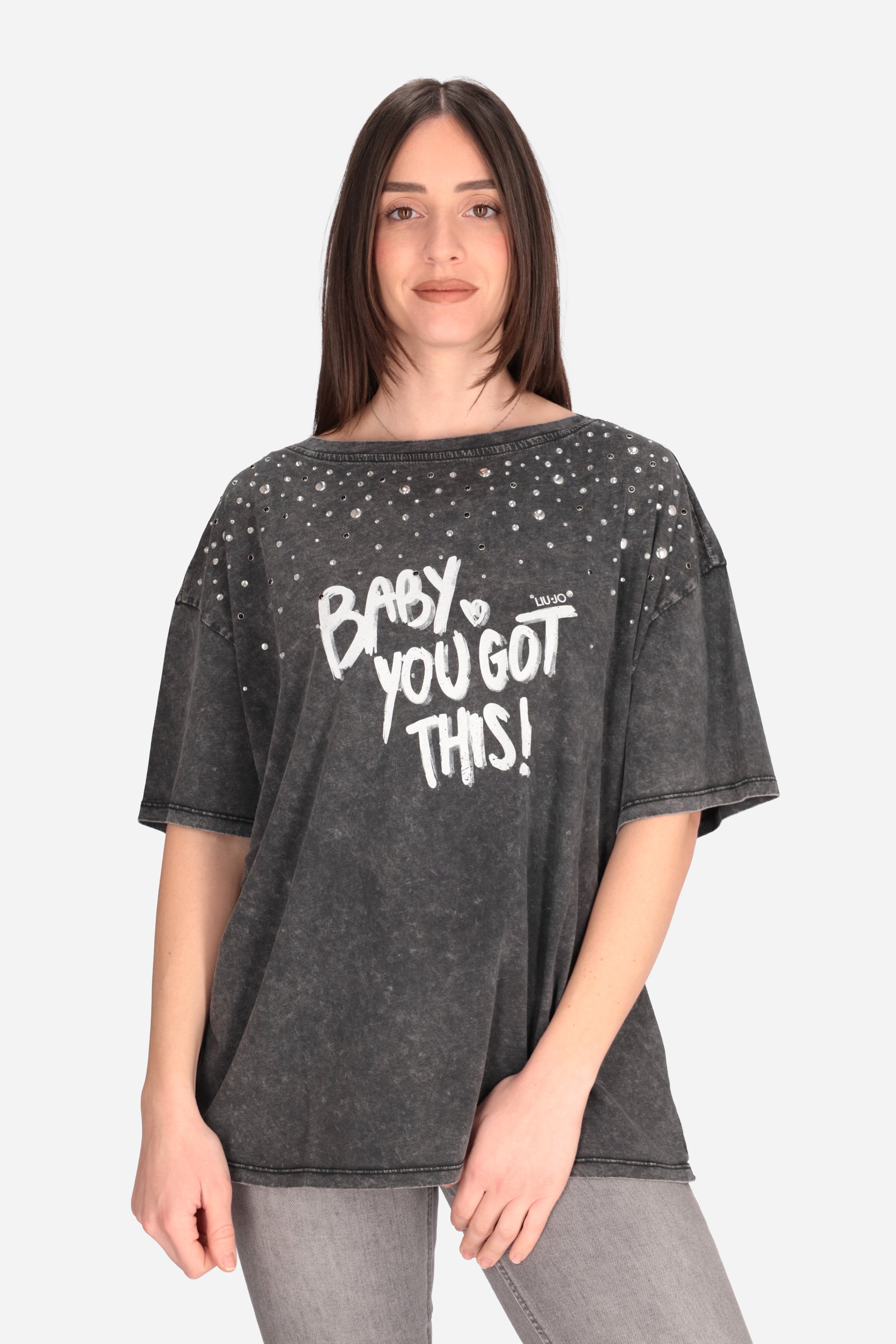 ANTRACITE | LIU JO - D WA6131J3868 T-shirt