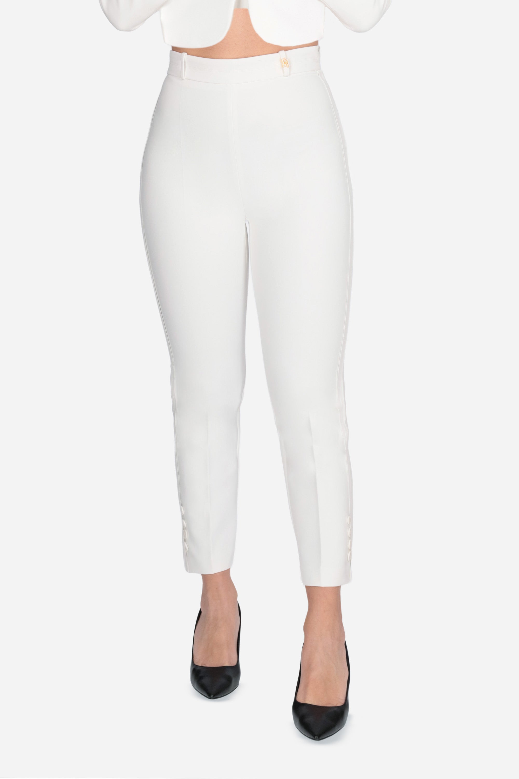 BIANCO | ELISABETTA FRANCHI - D PA16861E2 Pantalone