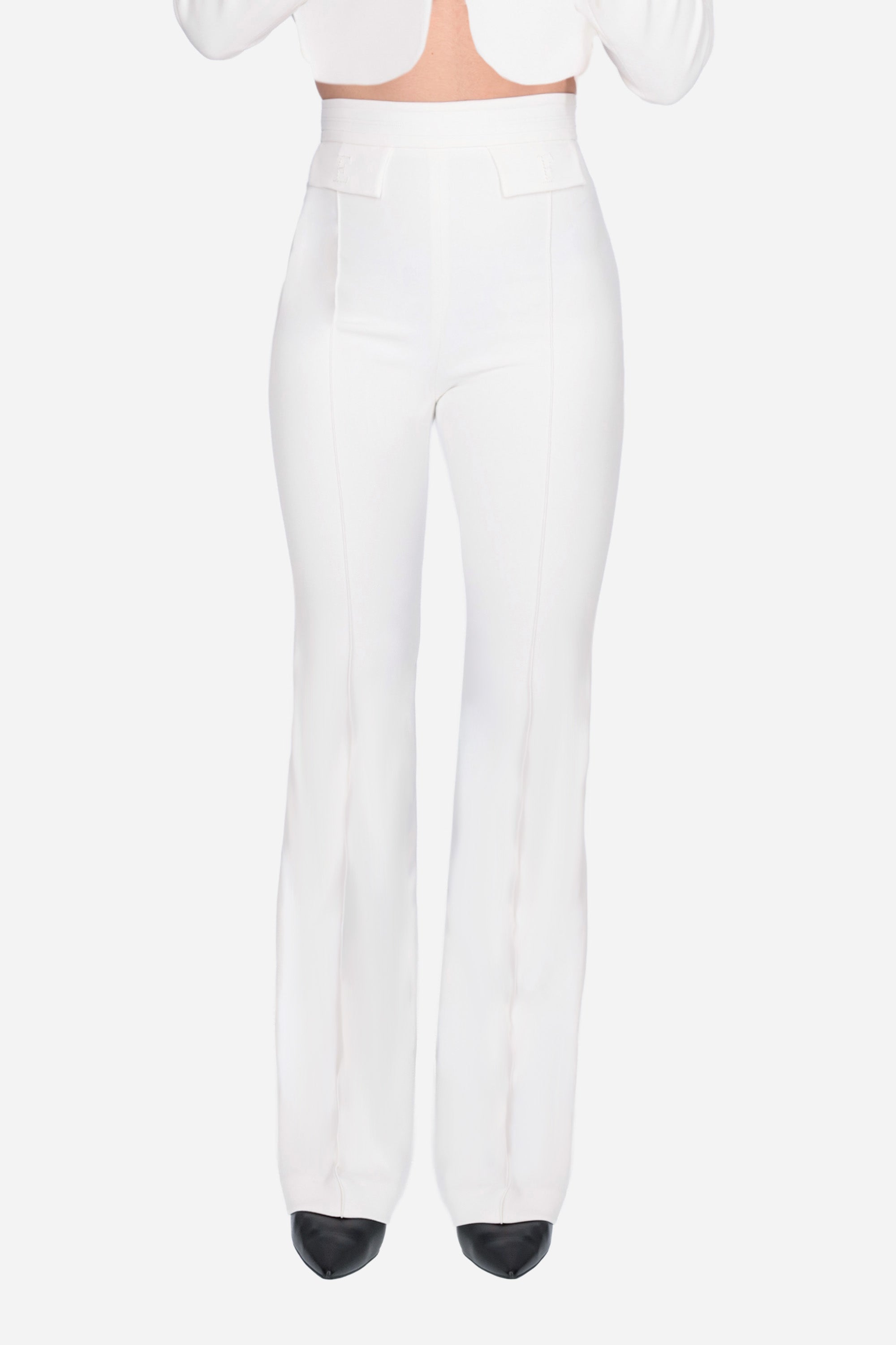 BIANCO | ELISABETTA FRANCHI - D PA17161E2 Pantalone