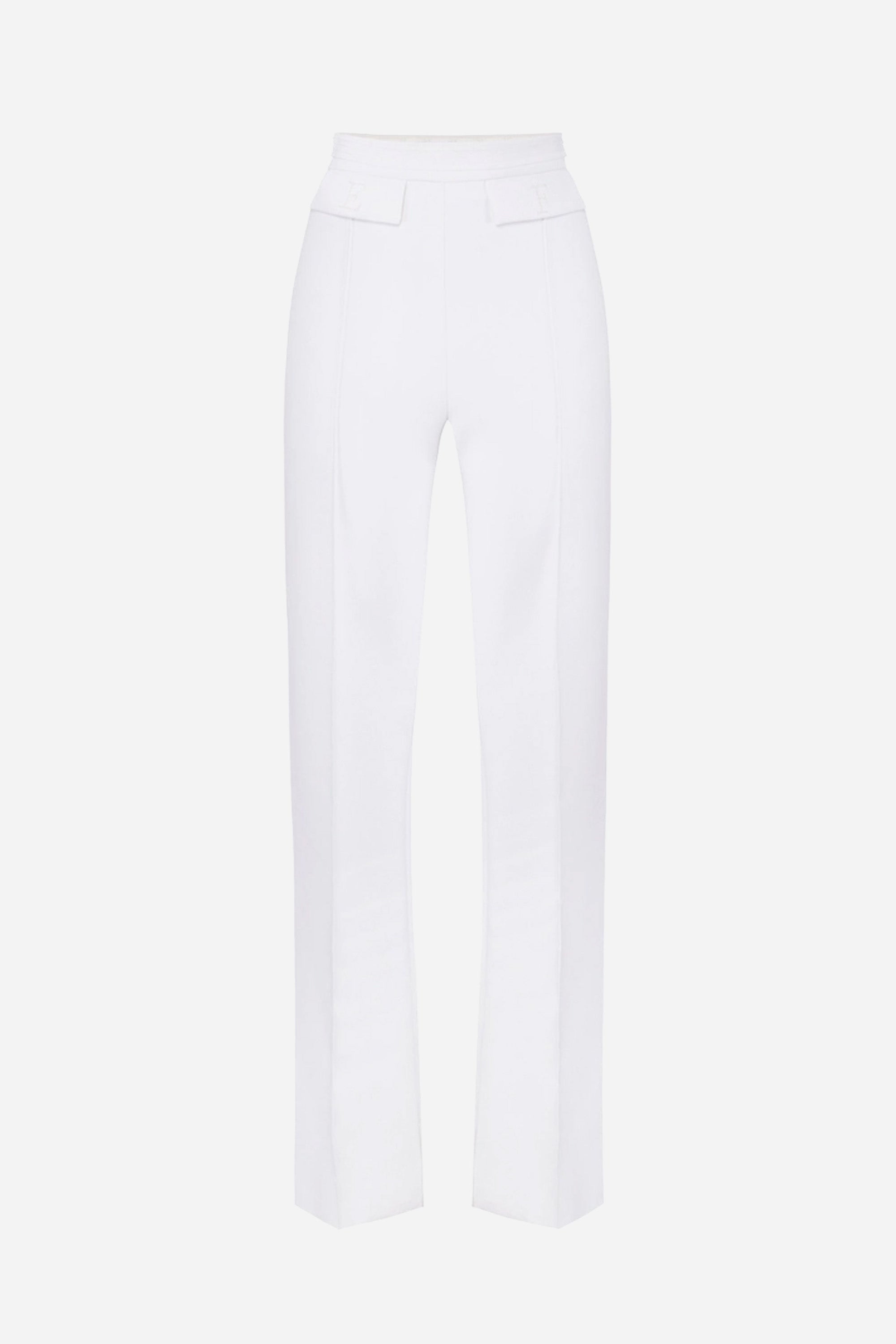 BIANCO | ELISABETTA FRANCHI - D PA17161E2 Pantalone