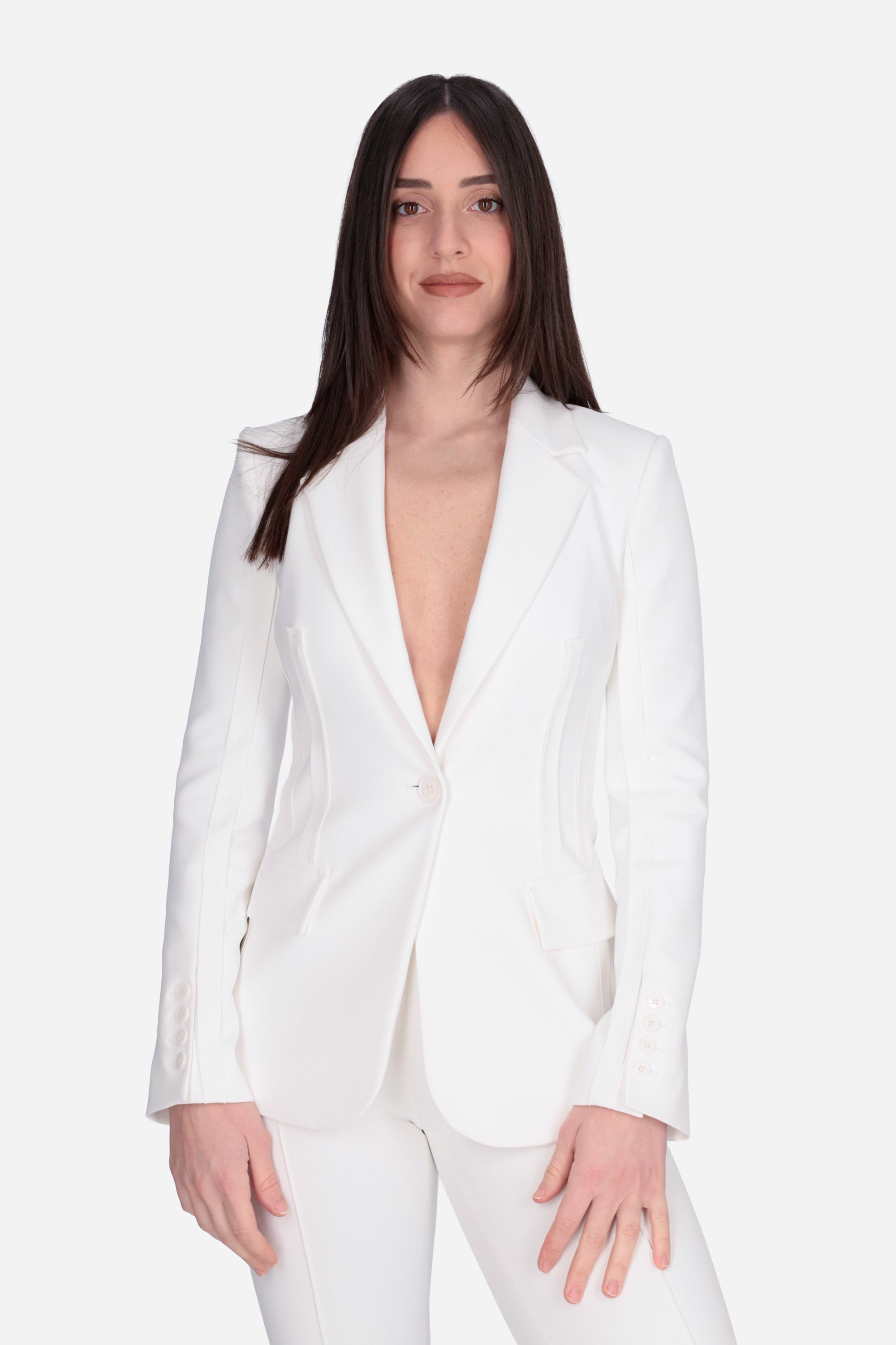 BIANCO | ELISABETTA FRANCHI - D GI21661E2 Giacca