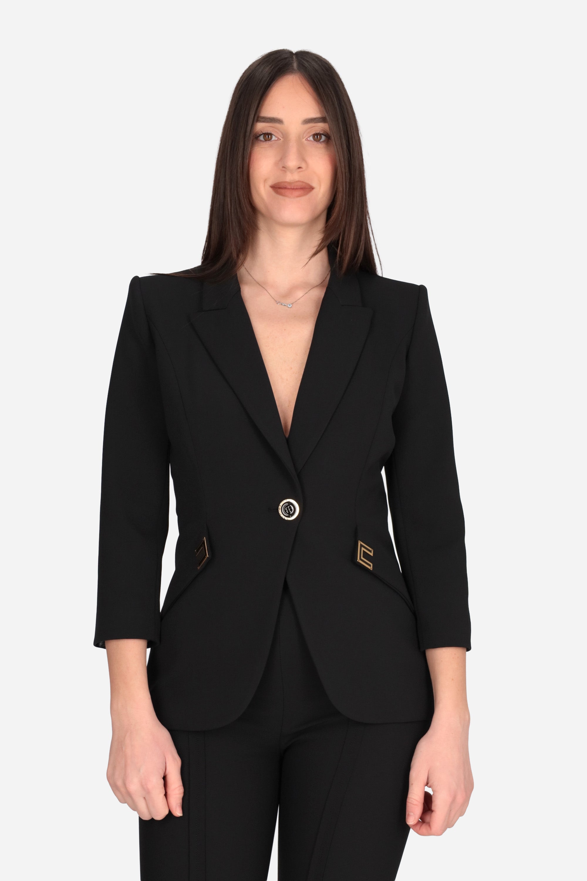 NERO | ELISABETTA FRANCHI - D GI21561E2 Giacca