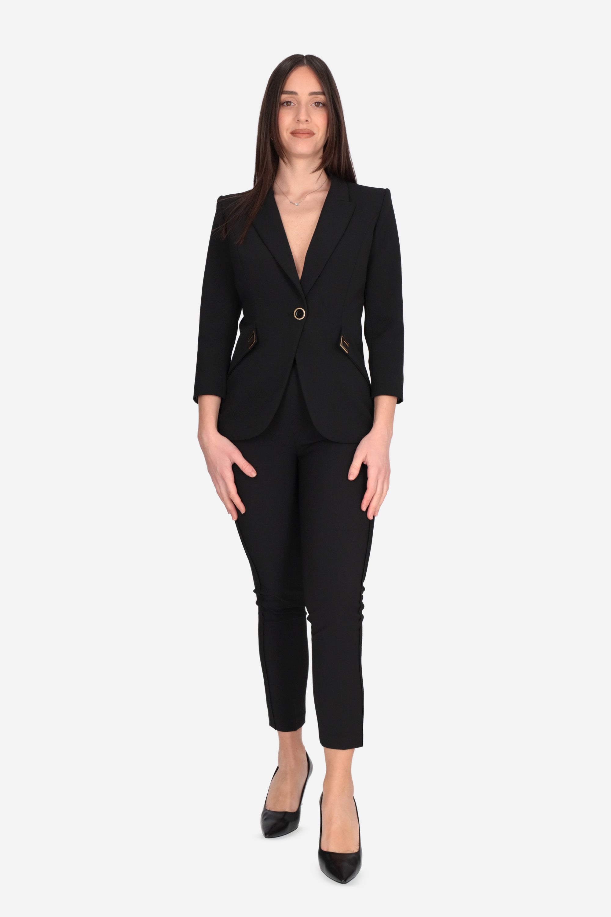 NERO | ELISABETTA FRANCHI - D GI21561E2 Giacca