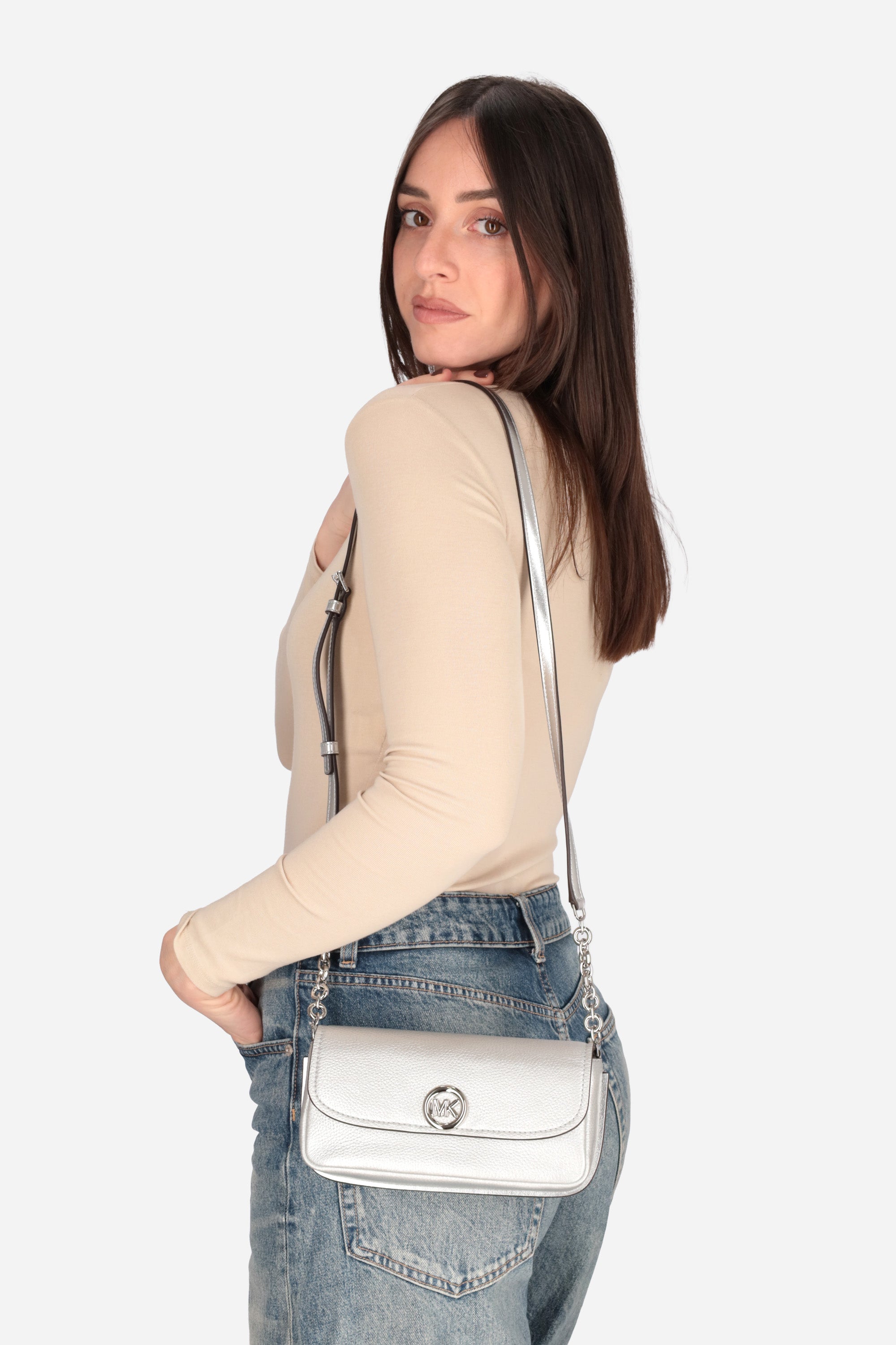 ARGENTO | MICHAEL DI MICHAEL KORS - D 32S6GY5C5M Borsa