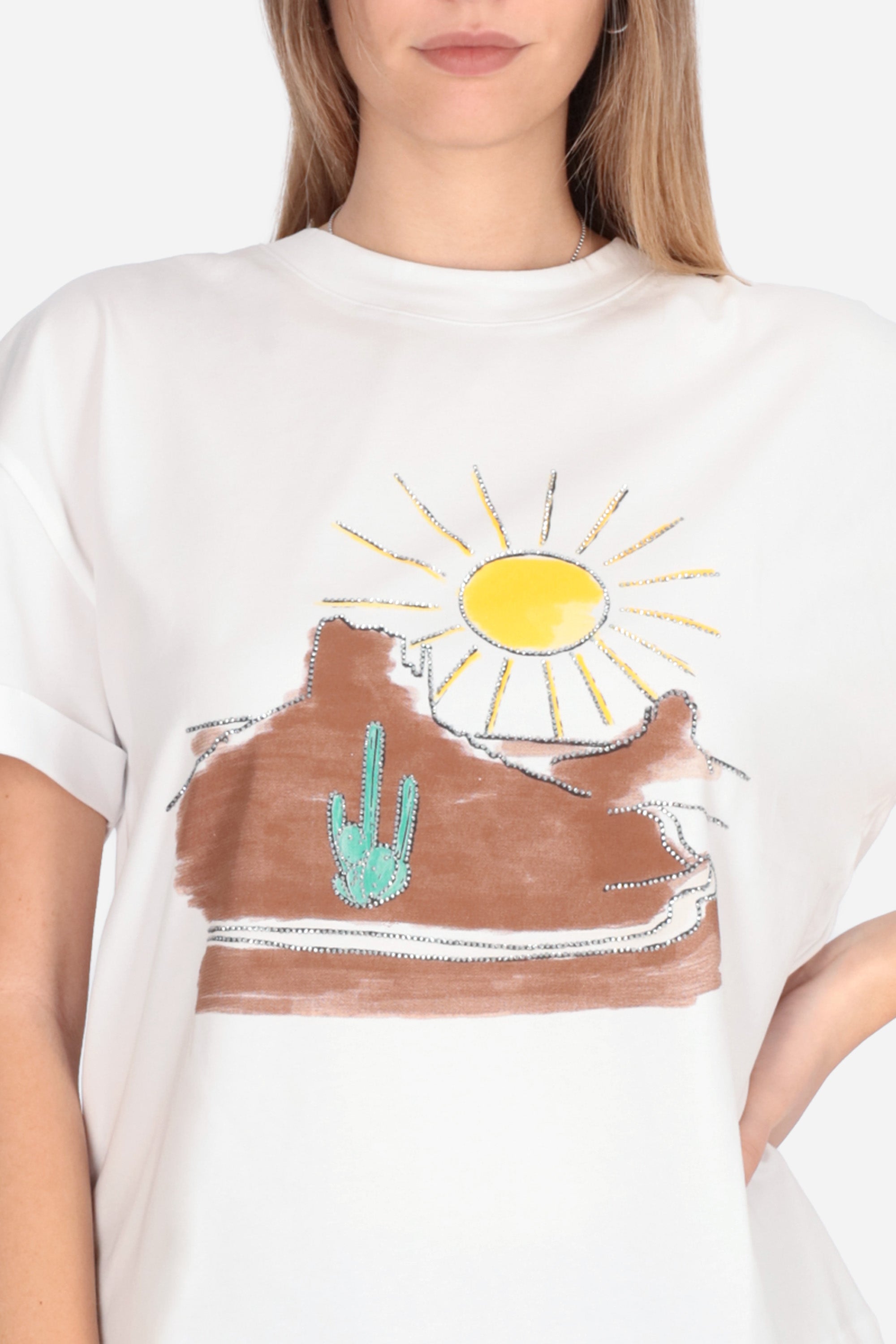WHITE | PENNYBLACK - D 19710332 T-shirt
