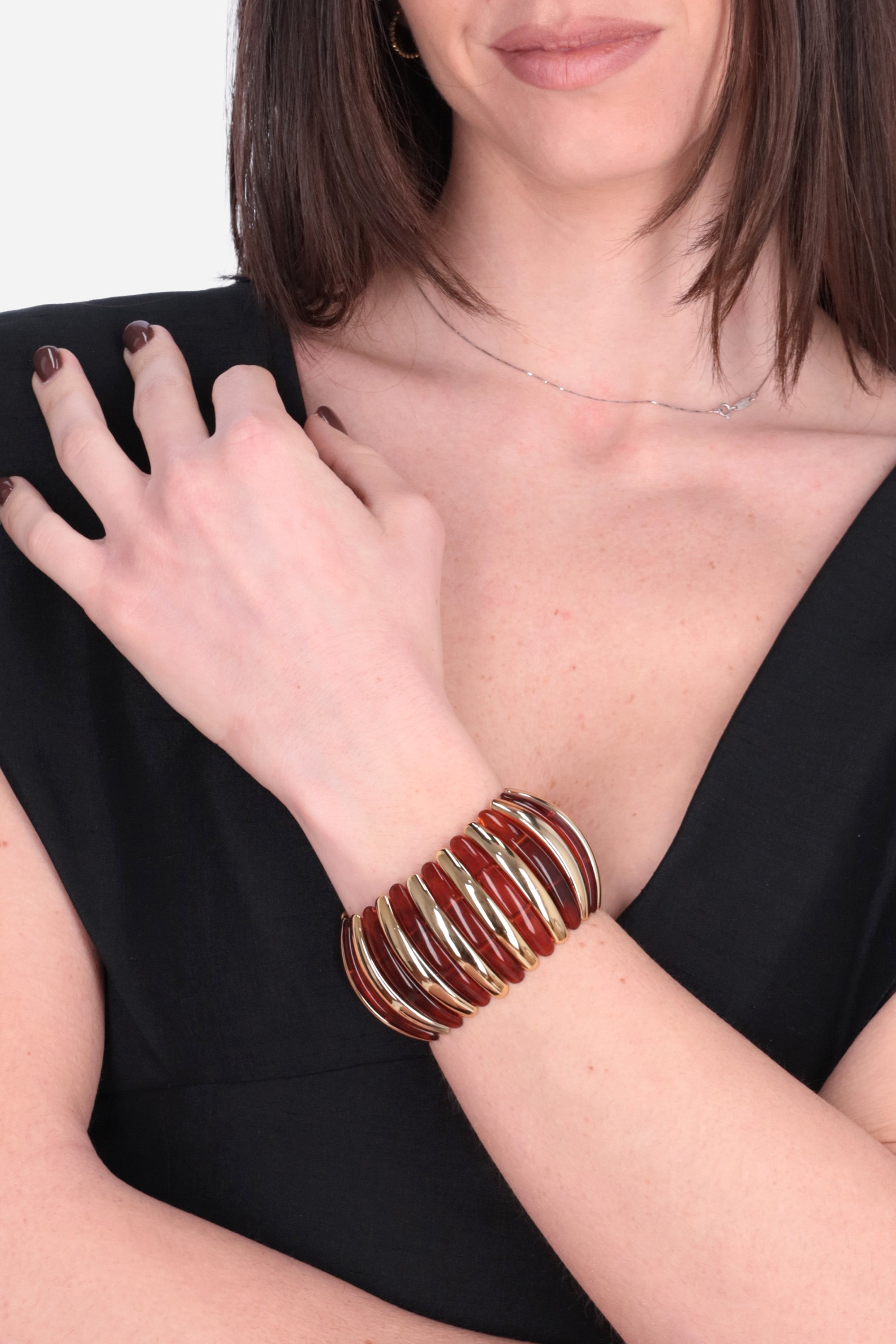 MARRONE | NALI' - D EMBR0427 Bracciale