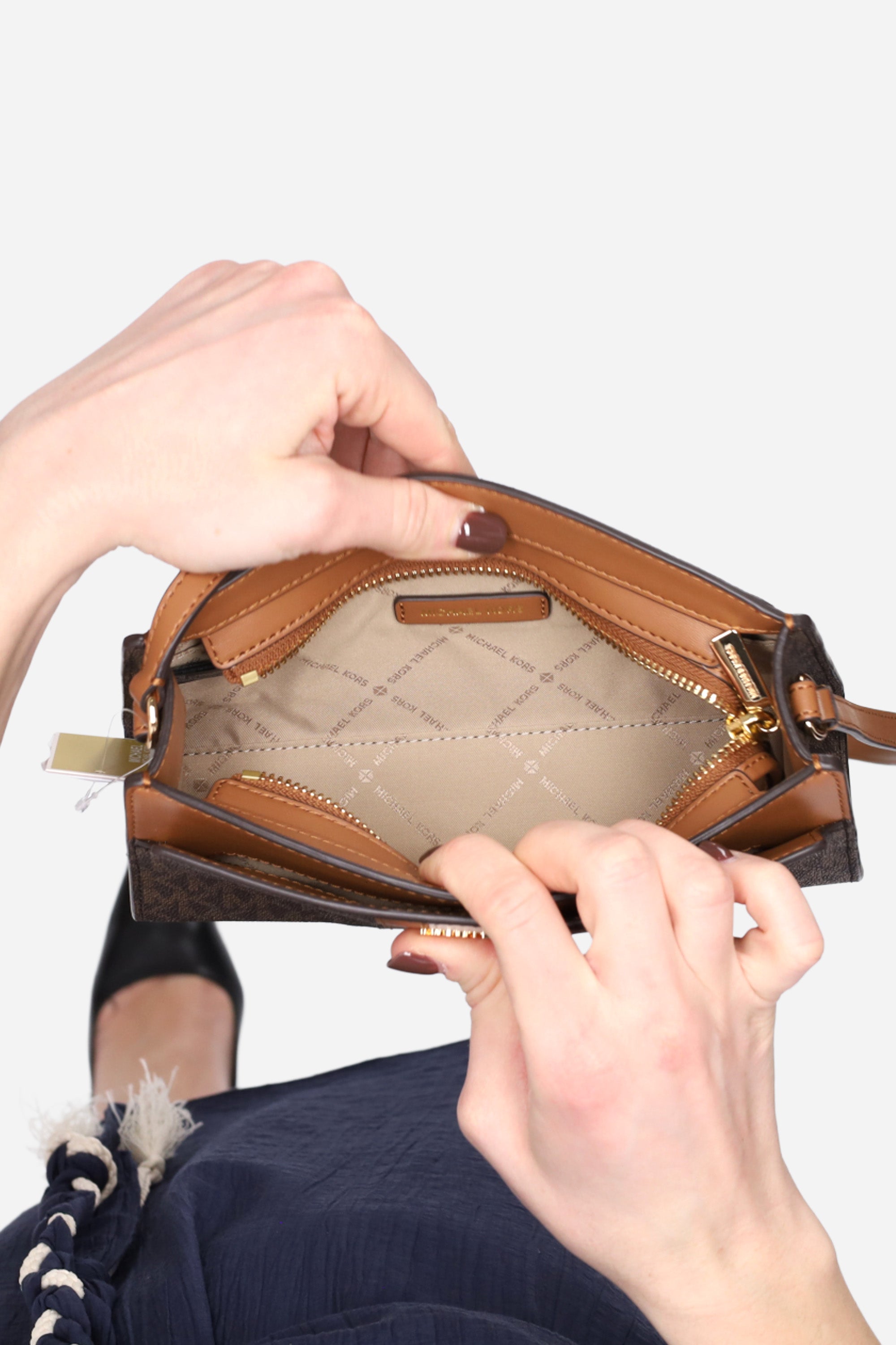 MARRONE | MICHAEL DI MICHAEL KORS - D 32R6GQ6C1B Borsa