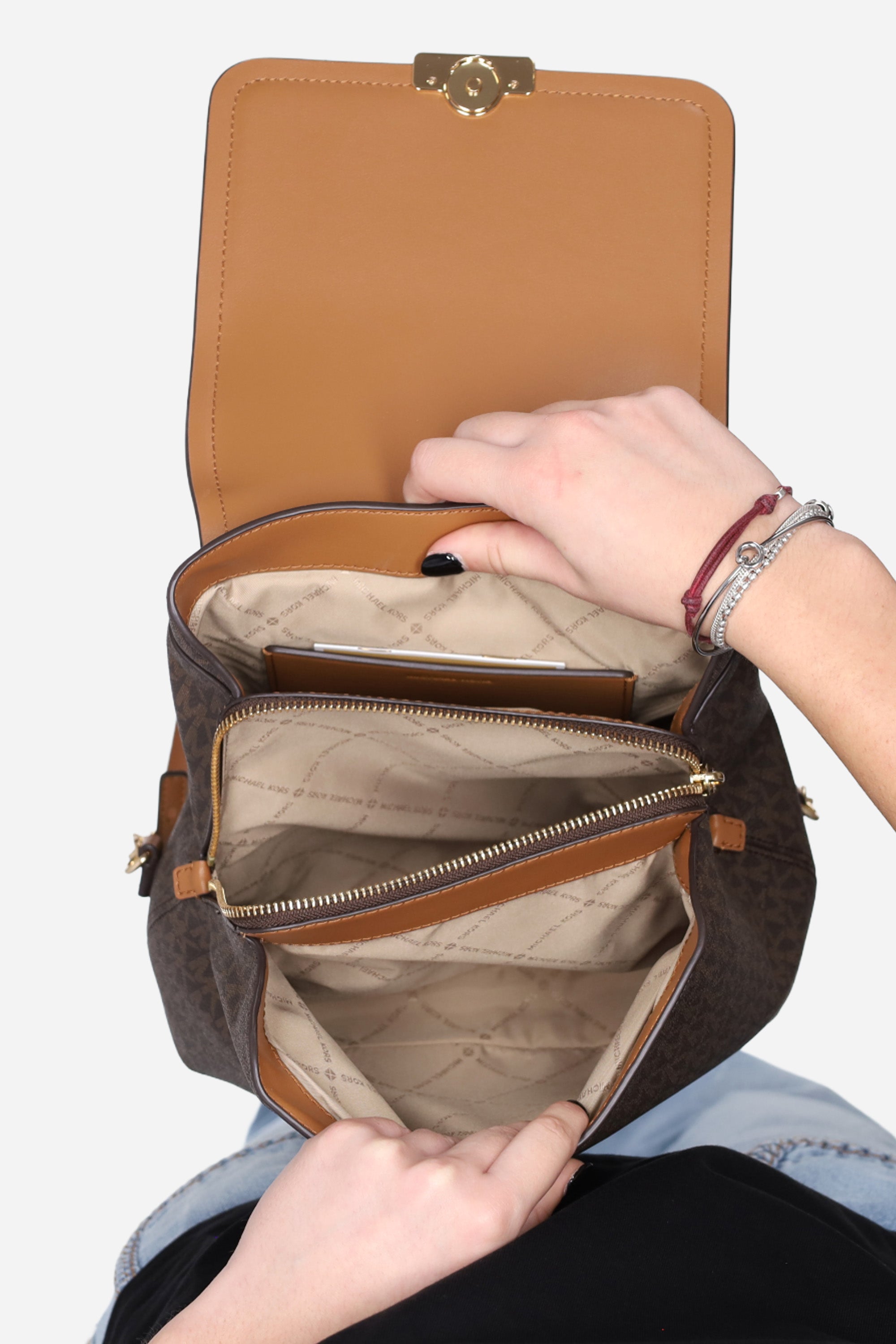 MARRONE | MICHAEL DI MICHAEL KORS - D 30F5G2RB1B Zaino