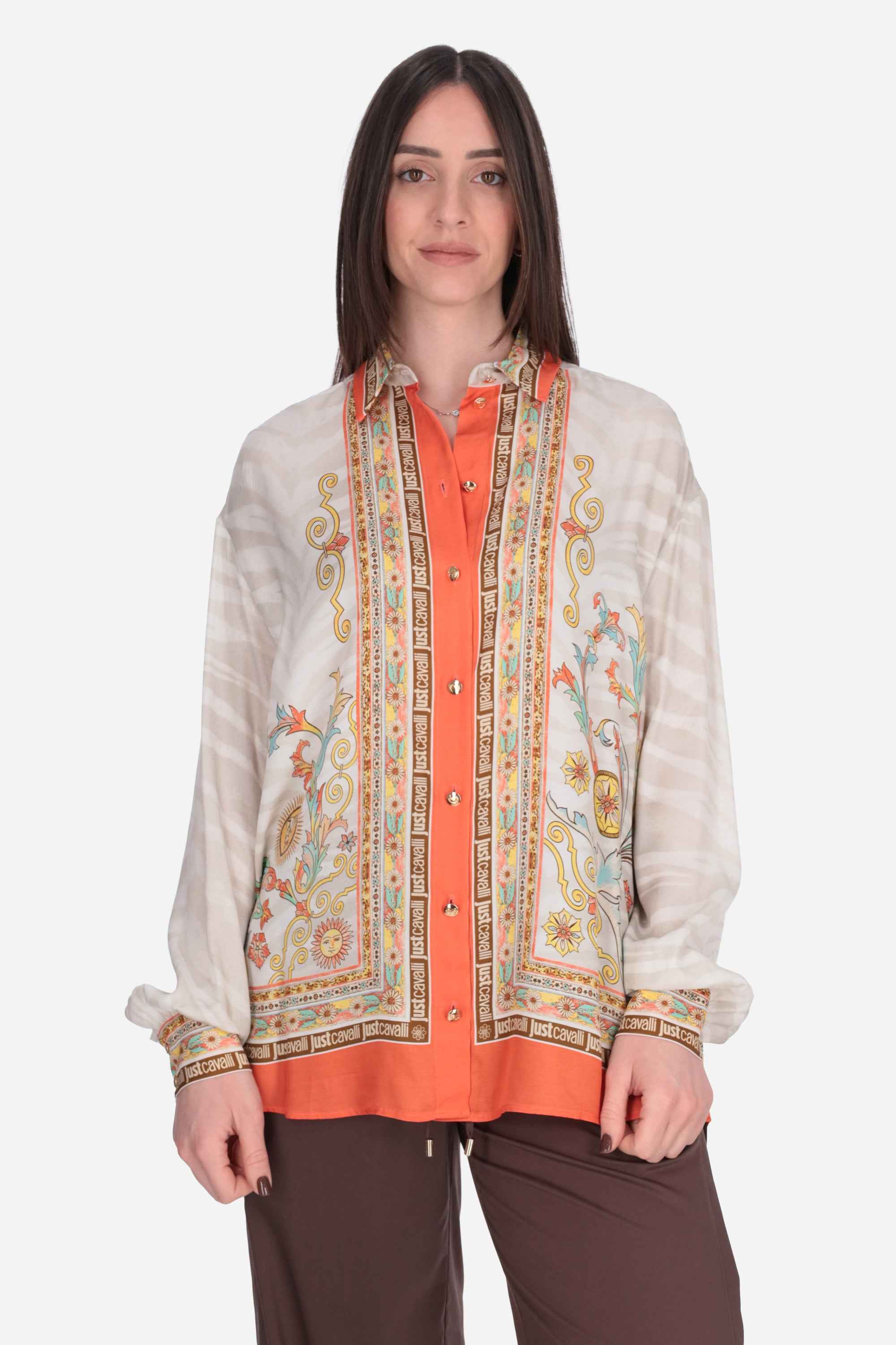 JUST CAVALLI - D 80PAL2P6NS843 Camicia