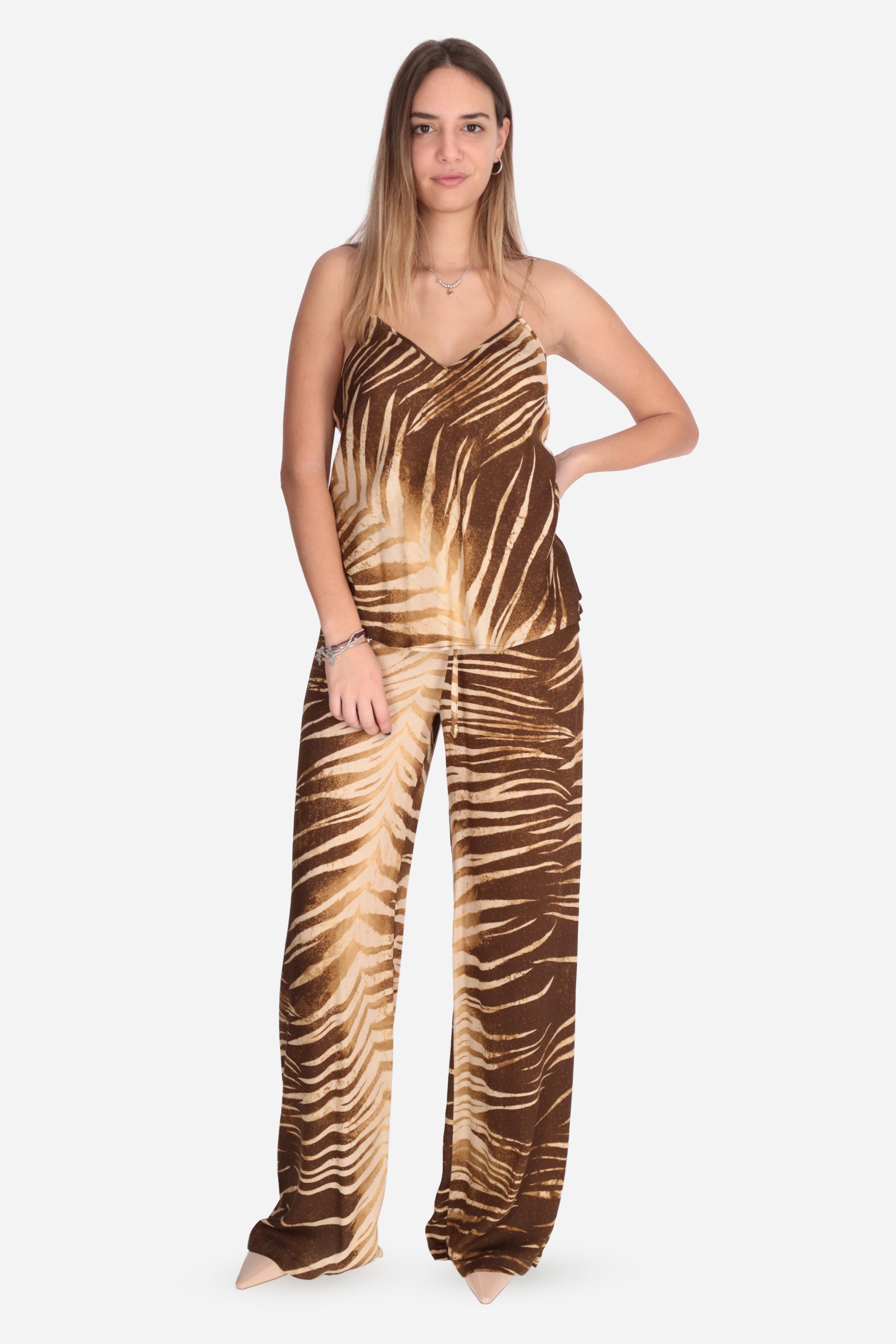 MARRONE | JUST CAVALLI - D 80PAM201NS819 Top