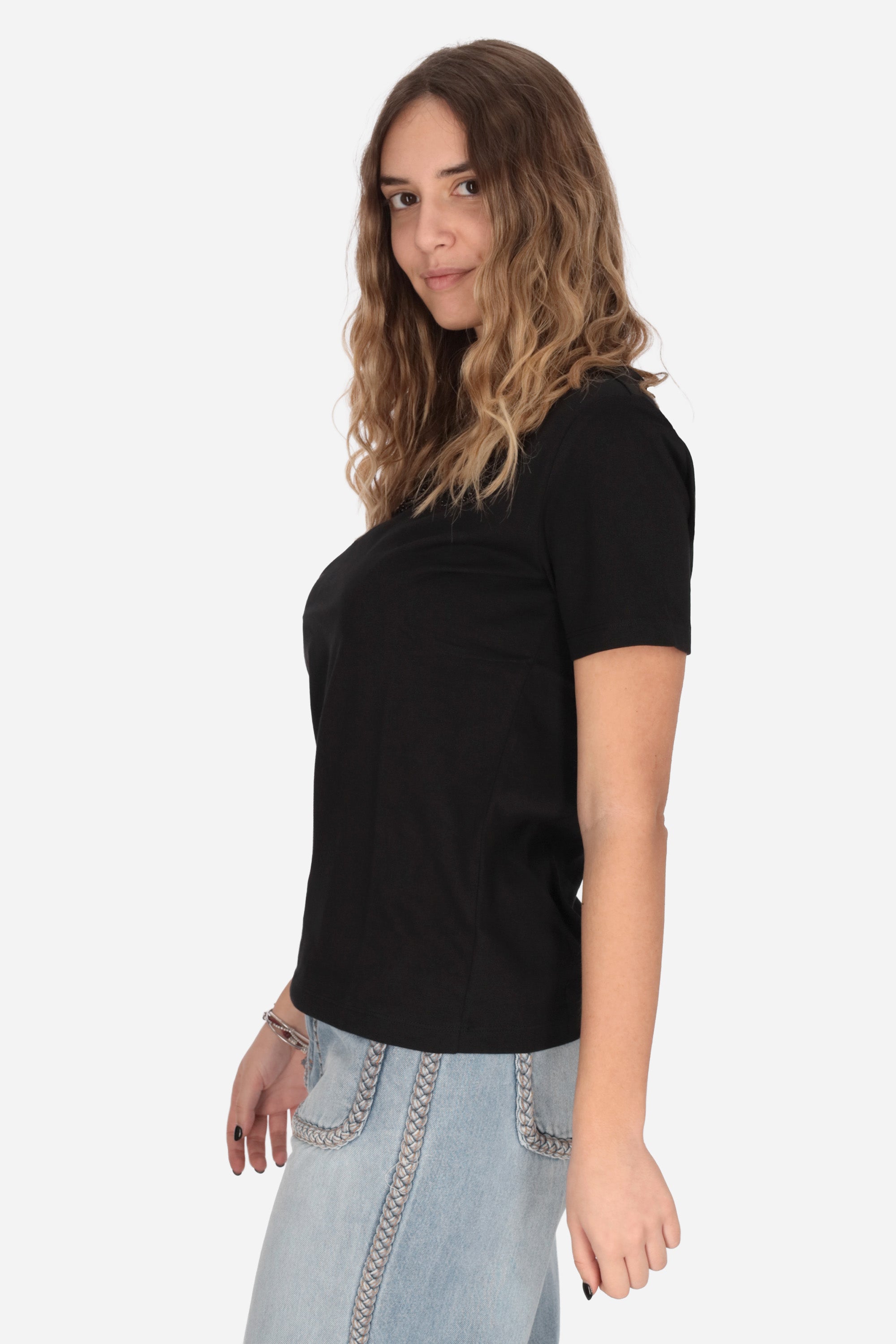 NERO | JUST CAVALLI - D 80PAHF01CJ800 T-shirt