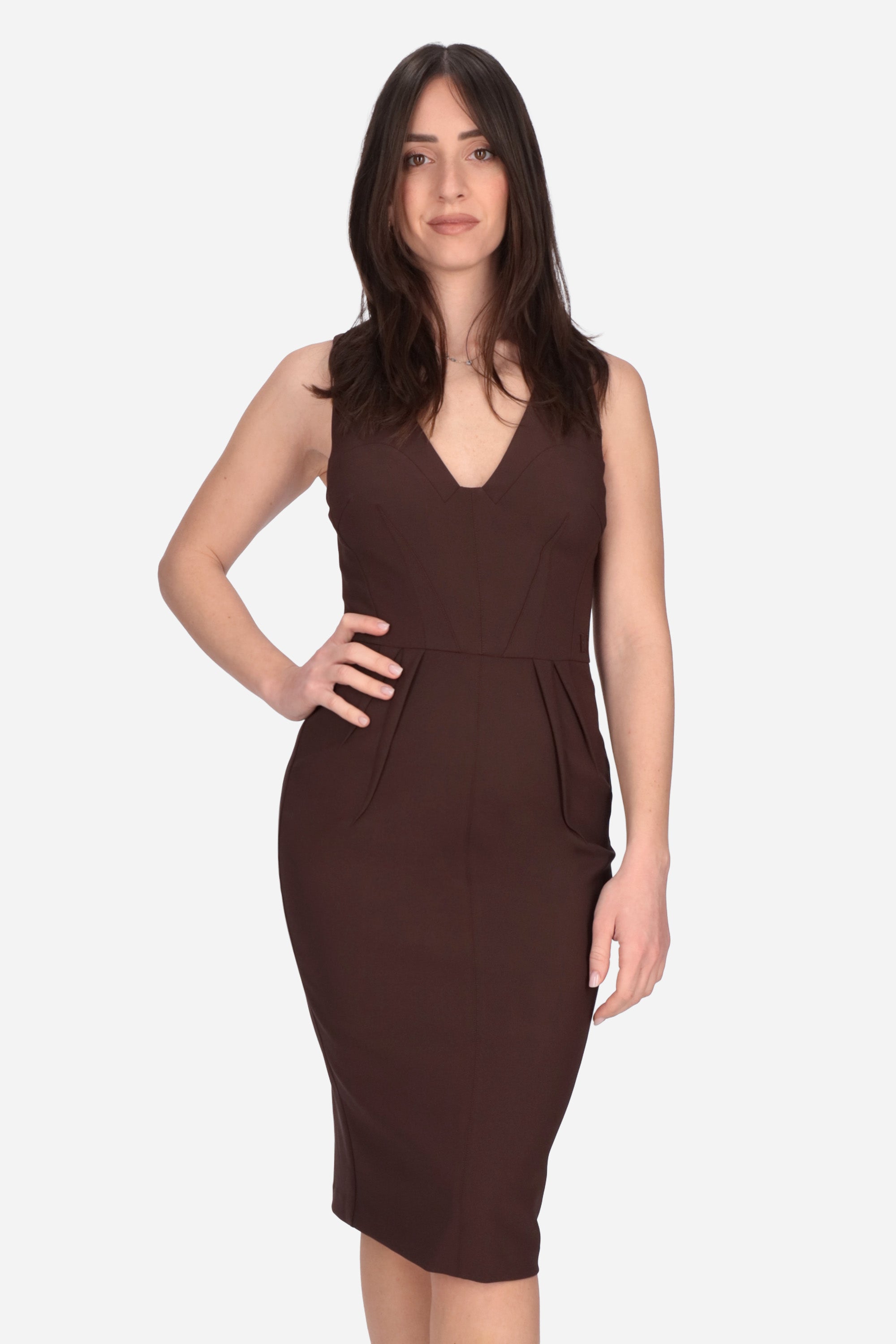 MARRONE | ELISABETTA FRANCHI - D AB94162E2 Abito