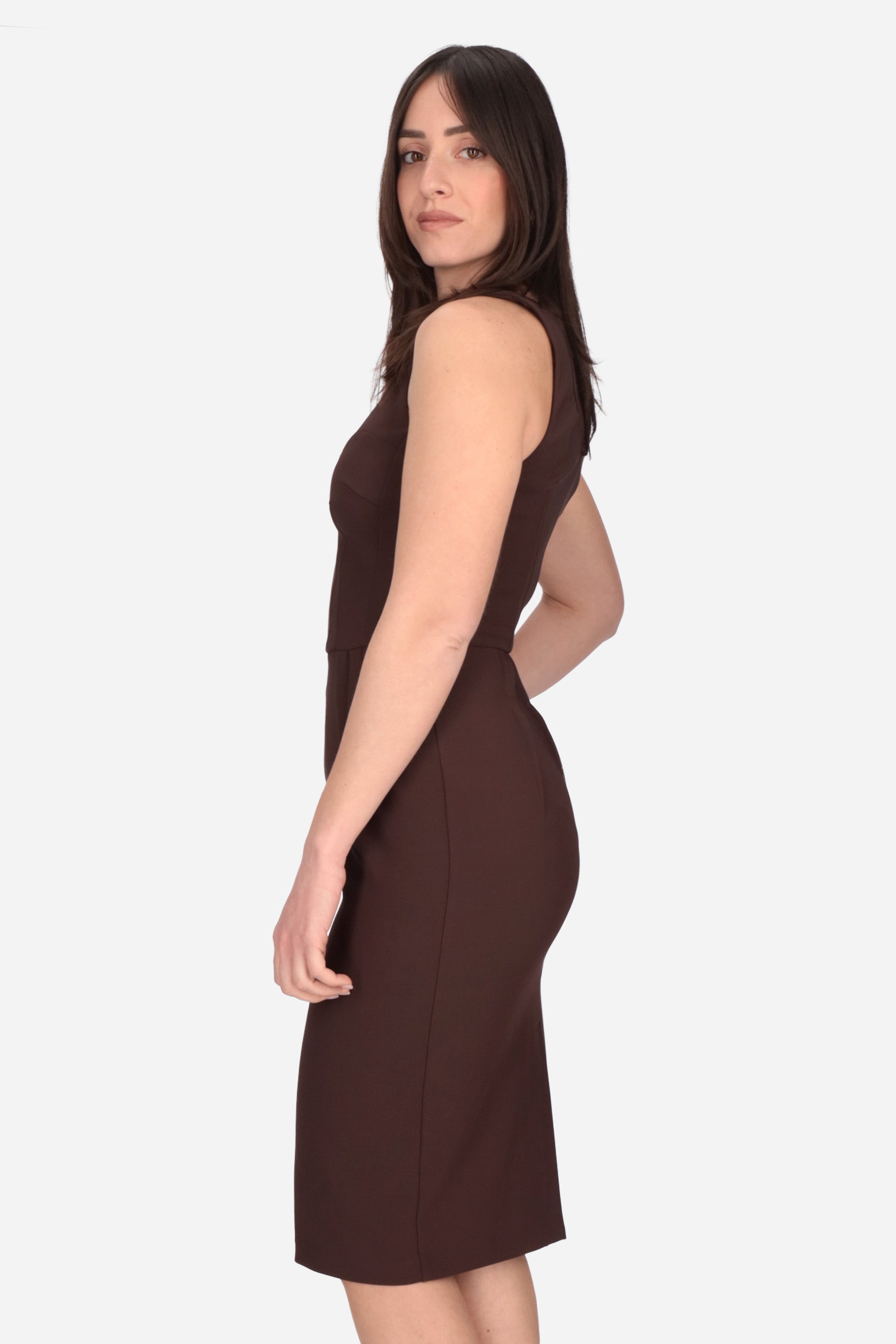 MARRONE | ELISABETTA FRANCHI - D AB94162E2 Abito